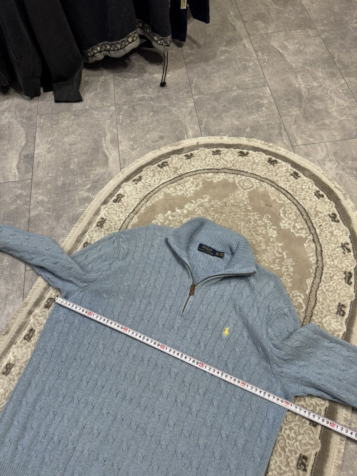 Polo Ralph Lauren Vintage 90S 1/3 Polo Ralph Lauren PRL Zip Knited Sweater Size US L / EU 52-54 / 3 - 4 Thumbnail