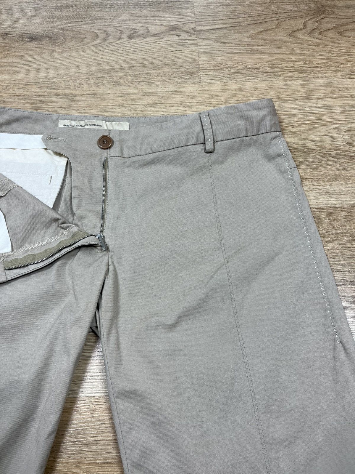 Marithe + Francois Girbaud Vintage Marithe Francois Girbaud Beige Pants Italy Y2K Size 34" / US 12 / IT 48 - 12 Thumbnail