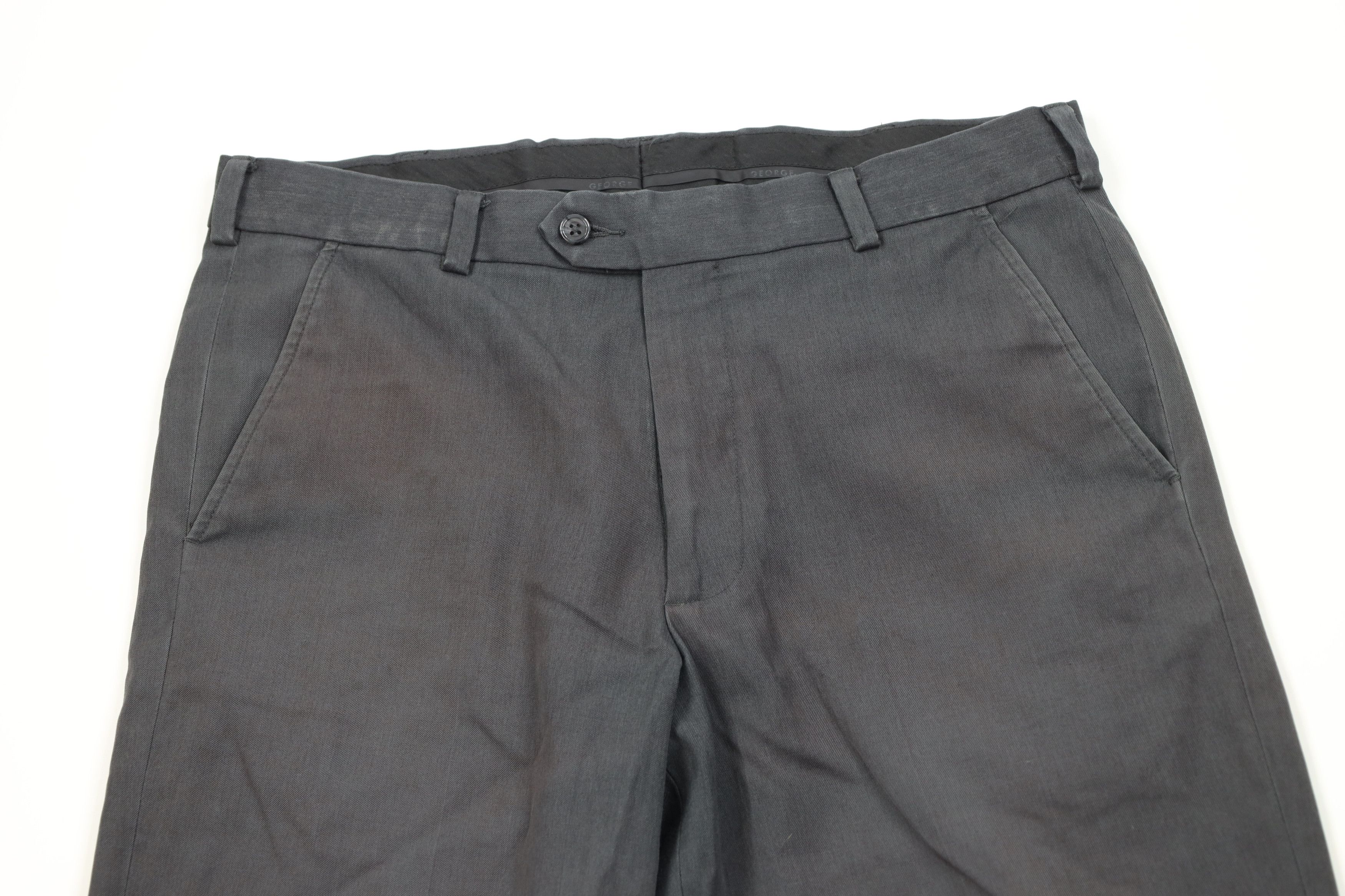 Vintage Y2K Streetwear Wide Leg Chino Pants Trousers Dark Gray Size US 34 / EU 50 - 2 Thumbnail