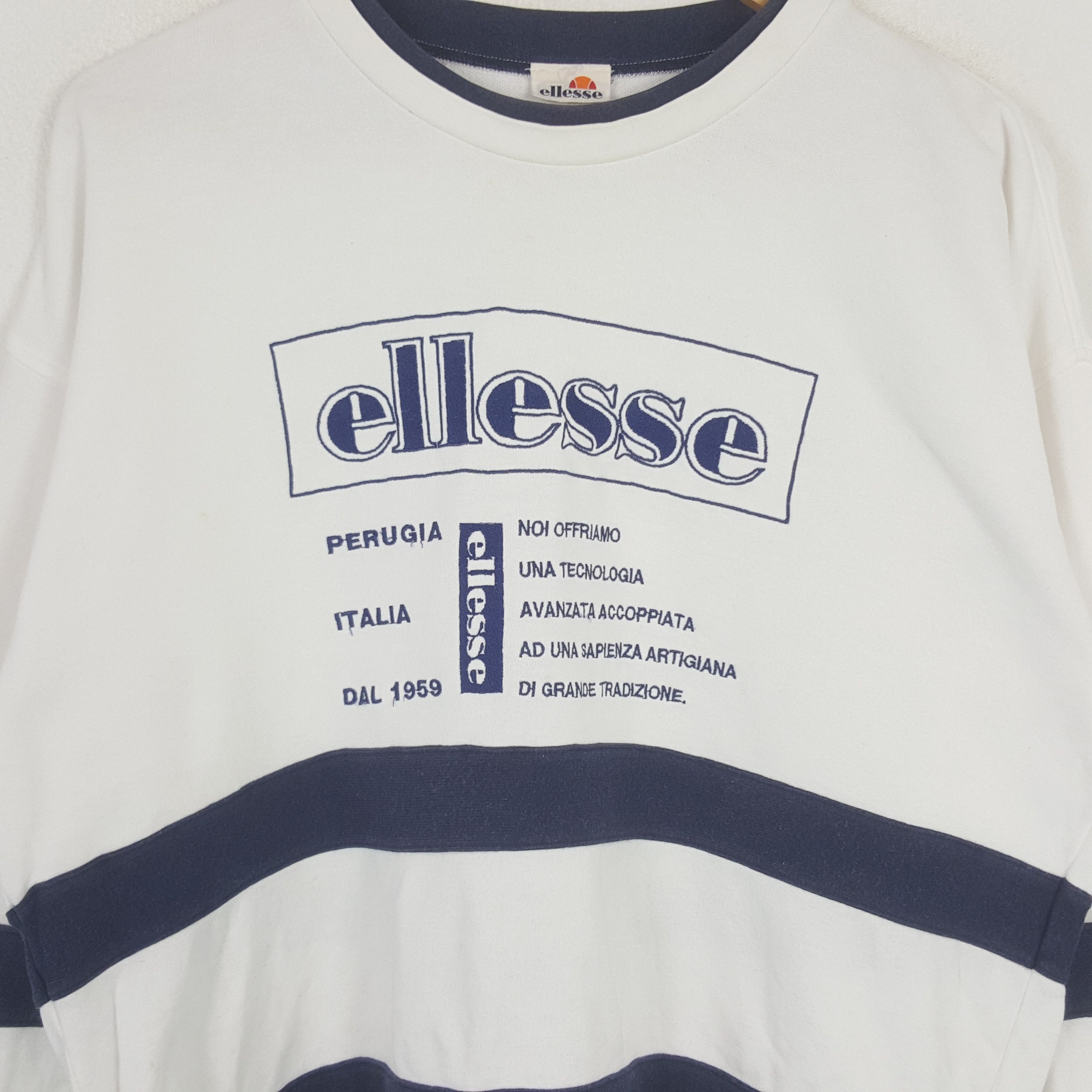 Ellesse Vintage Ellesse Italian Sports Style Sweatshirt C293N16 Size US L / EU 52-54 / 3 - 2 Thumbnail