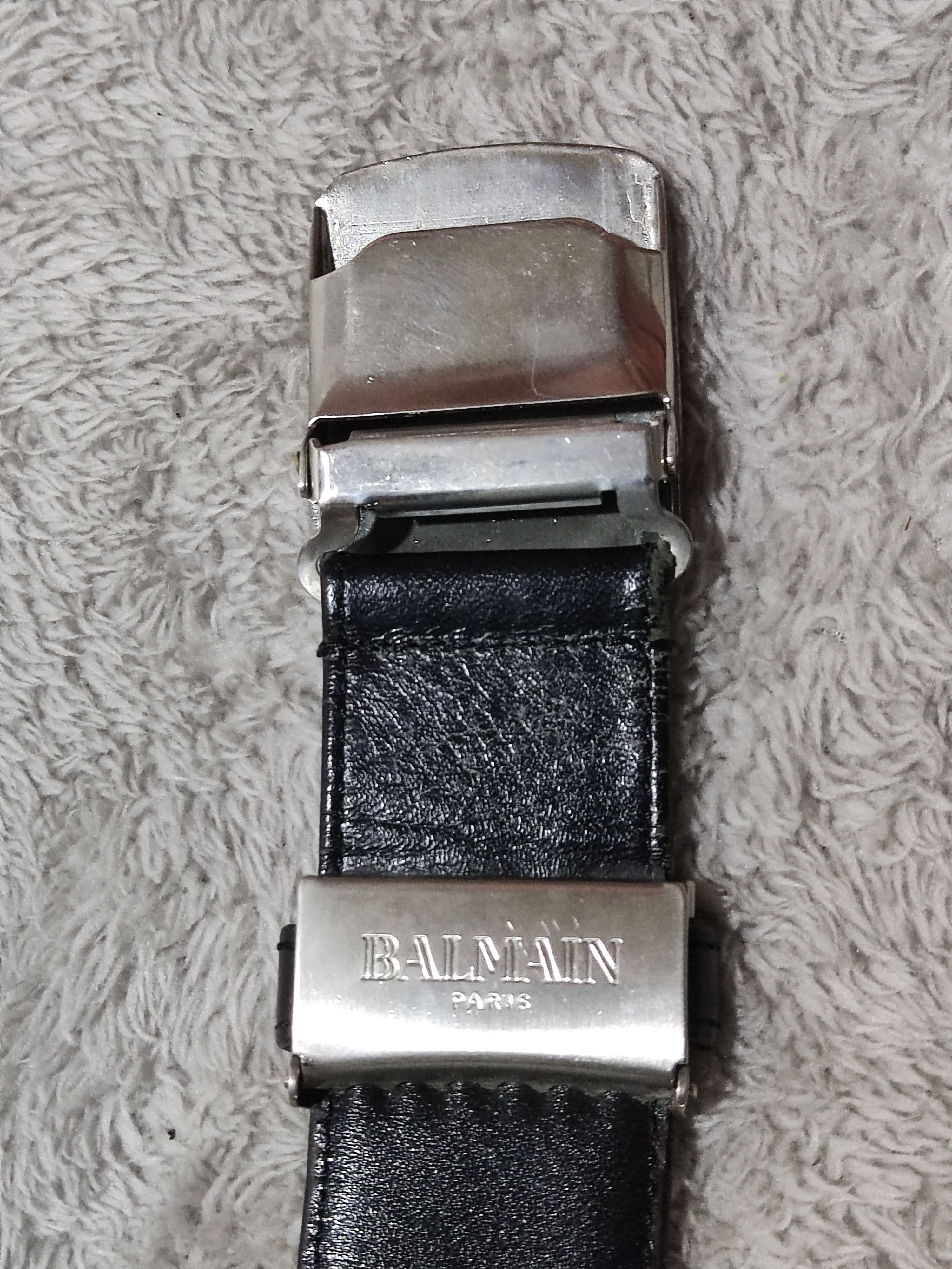 Pierre Balmain Pierre Balmain Leather Belt- Wool/Slik Button Up Gray Shirt Size 46 - 19 Thumbnail