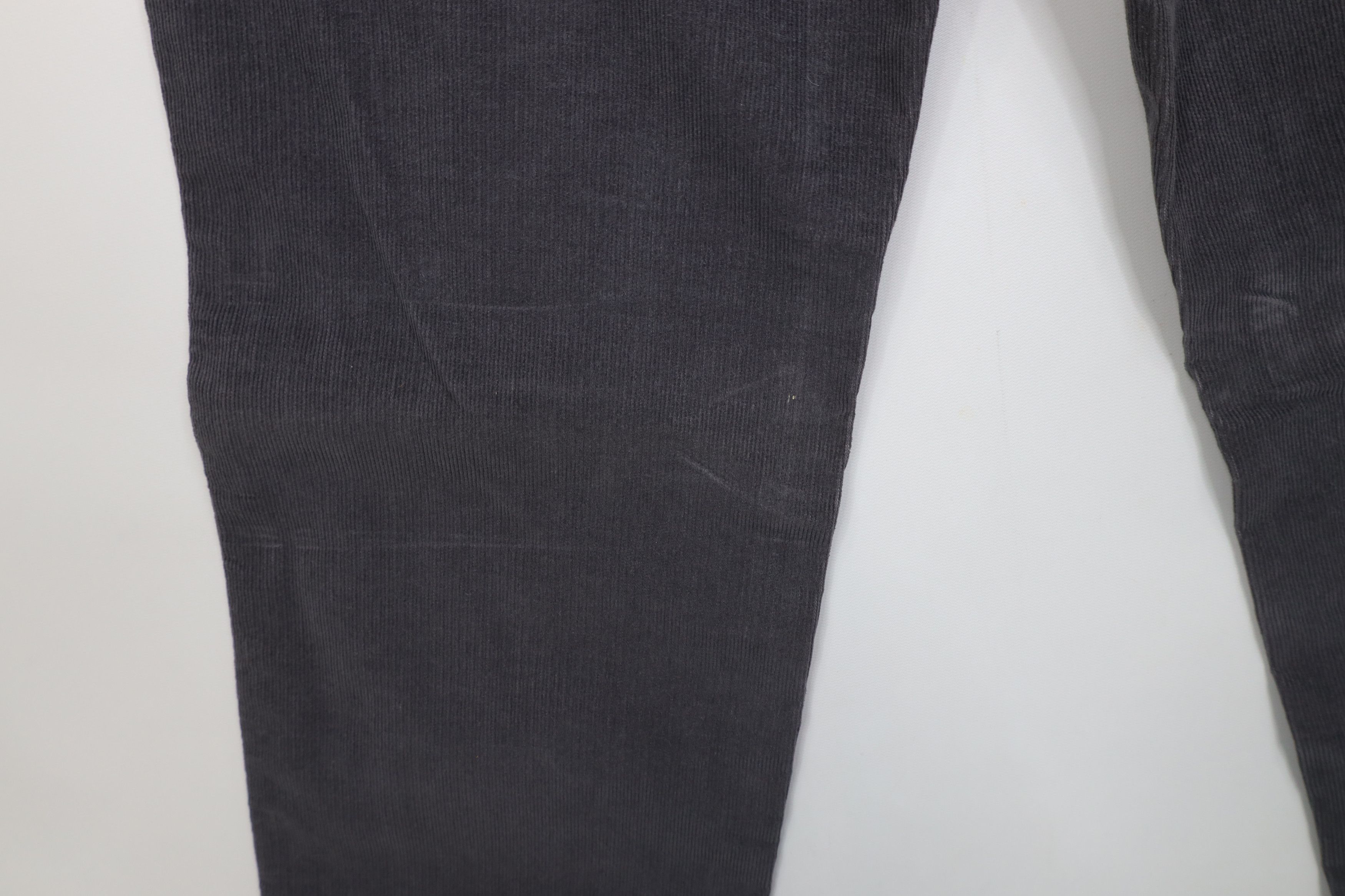 Lands' End Vintage 80s Lands End Wide Leg Corduroy Pants Gray USA Size US 32 / EU 48 - 14 Thumbnail
