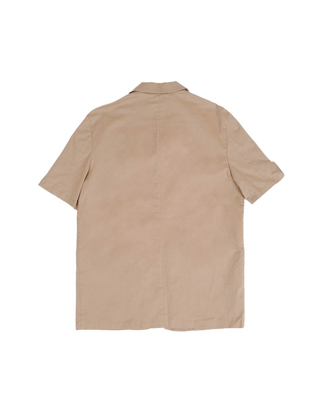Prada Prada F/W1998 Mens Beige Short Sleeve Shirt Size US XL / EU 56 / 4 - 3 Thumbnail