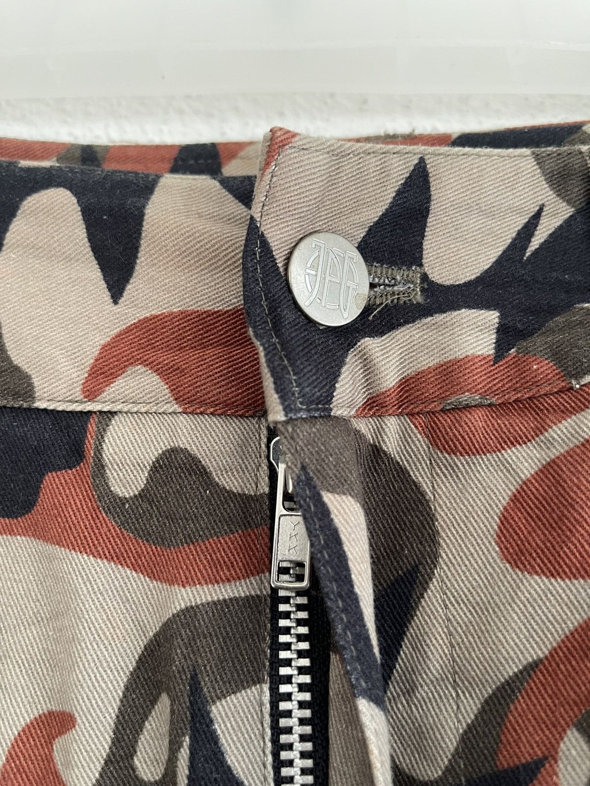 Designer × Jean Paul Gaultier Jean Paul Gaultier Fight Against Racism Camo Punk Skirt Size 28" / US 6 / IT 42 - 4 Thumbnail