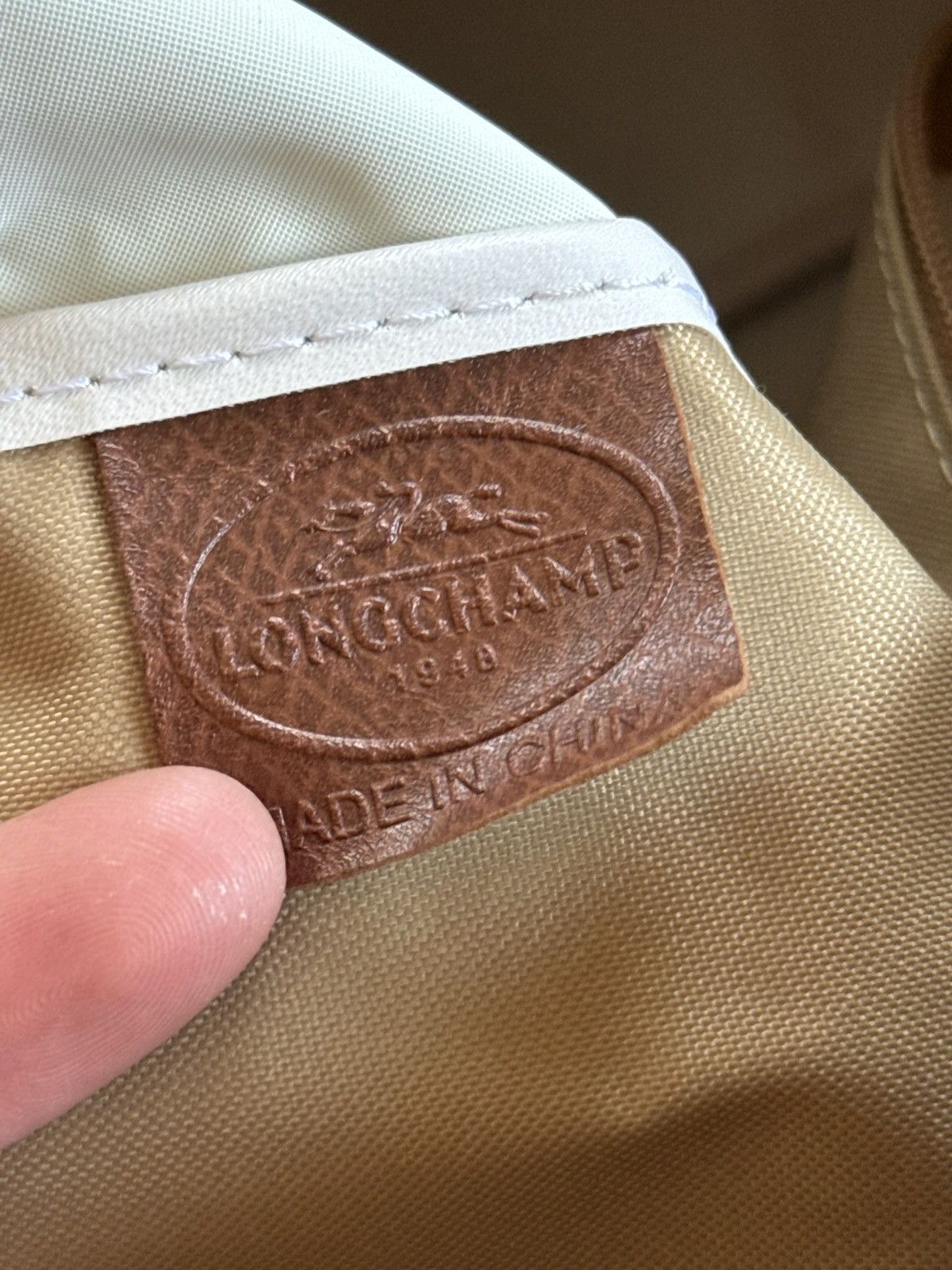 Longchamp Longchamp retro big shoulder baguette bag 💼 beige luxury Size ONE SIZE - 19 Thumbnail