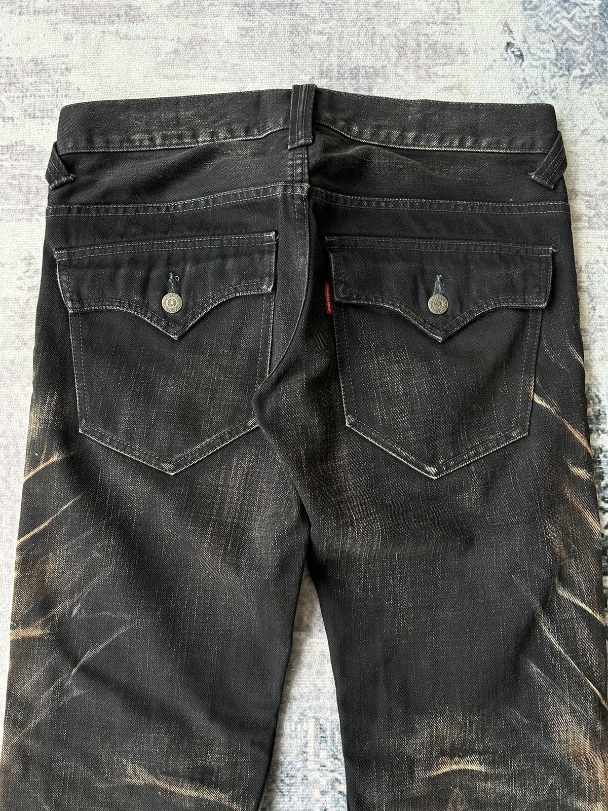 Tornado Mart Tornado Mart Super Lace Flared Denim Size US 33 - 12 Thumbnail
