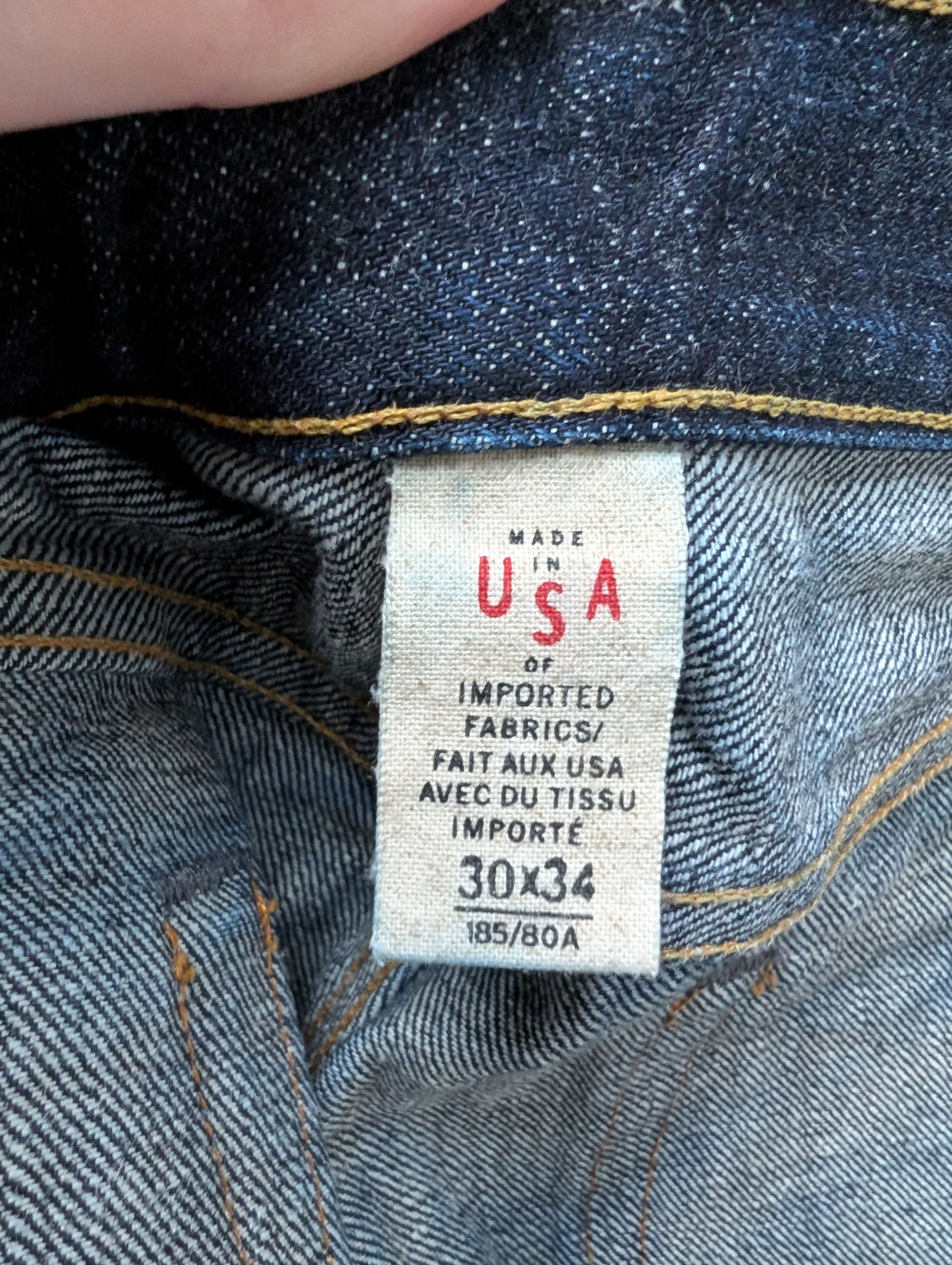 RRL Ralph Lauren RRL Slim Narrow Selvedge Jeans Woven Sanforized 30x34 Size US 30 / EU 46 - 7 Thumbnail