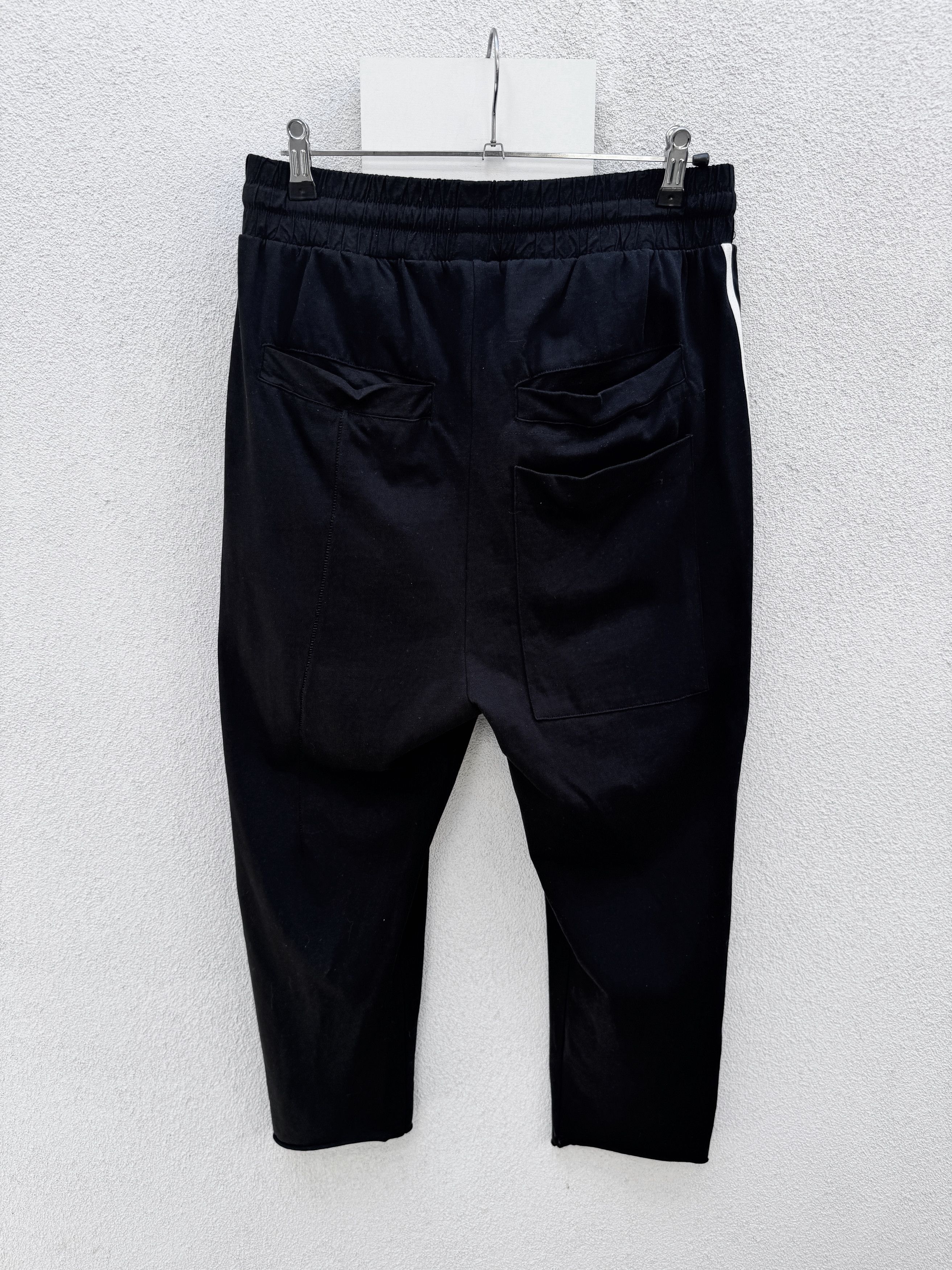 Thom Krom Thom Krom White Line Cropped - Drop Crotch Trousers M Size US 32 / EU 48 - 3 Thumbnail