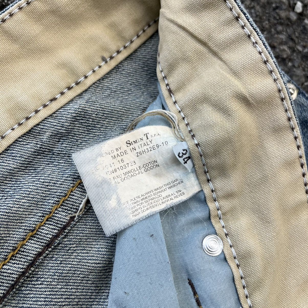 Emporio Armani VTG Rare Archive Emporio Armani Embroidered Wide Logo Jeans Size US 34 / EU 50 - 9 Thumbnail