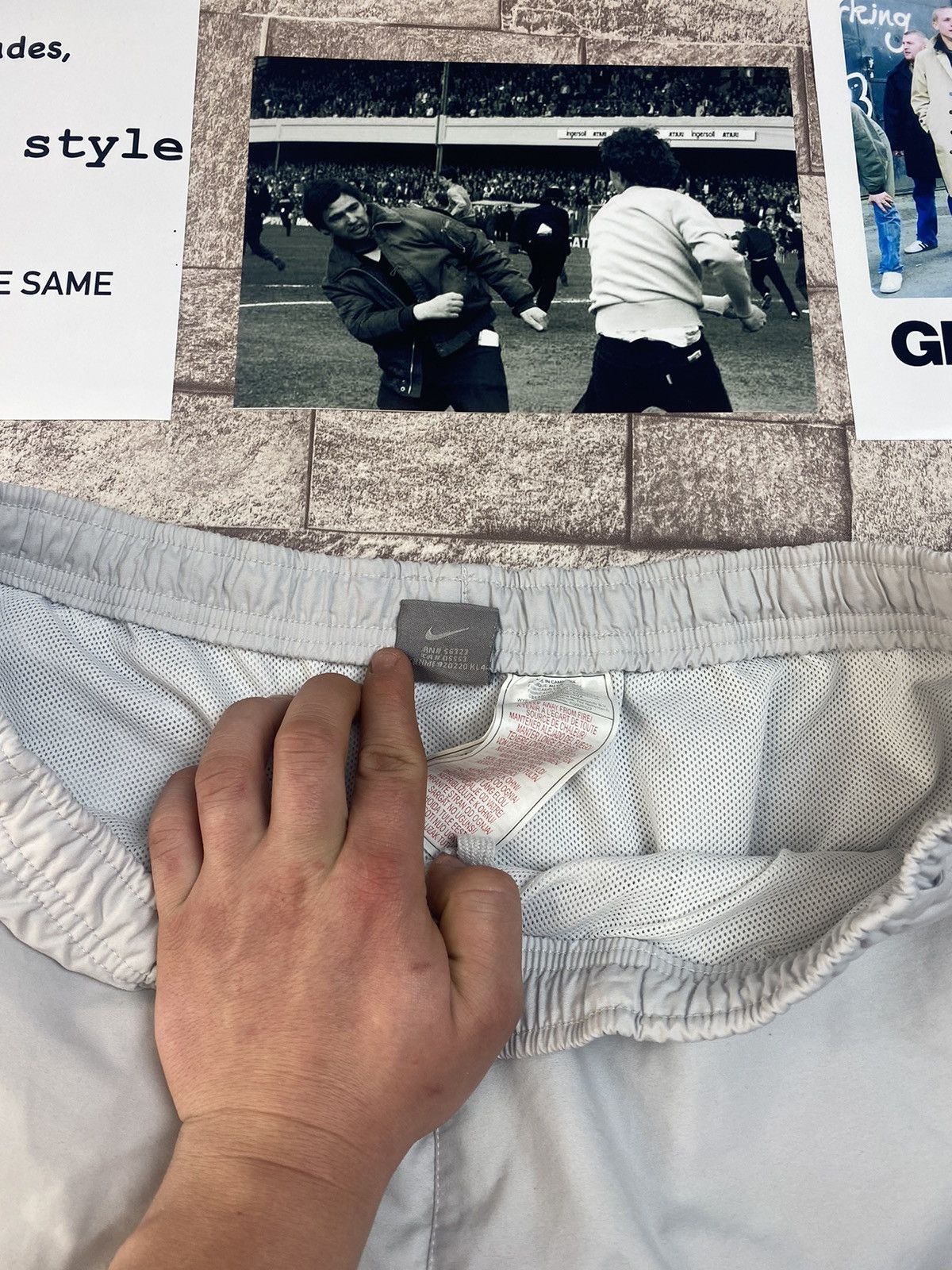 Nike × Vintage Vintage Nylon Nike Shorts Y2k style by Travis Scott style Size US 38 / EU 54 - 6 Thumbnail