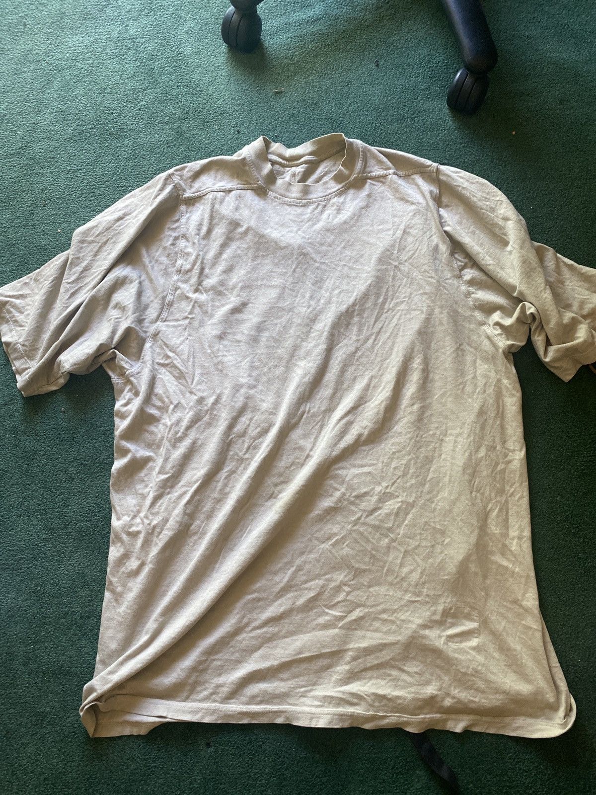 Rick Owens Rick Owens DRKSHDW Tan Cotton Shirt – Avant-Garde Minimalism Size US XS / EU 42 / 0 - 6 Thumbnail