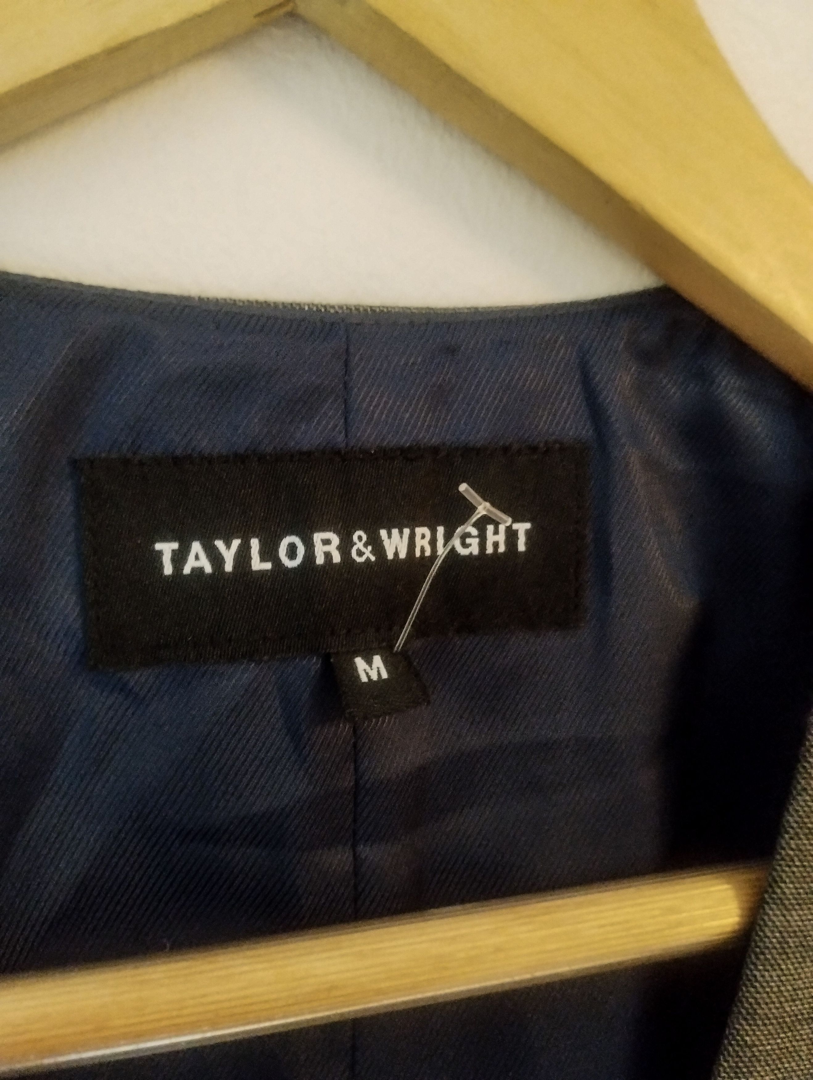 Other Taylor & Wright Men's Grey formal waistcoat - Size M Size 38R - 4 Thumbnail