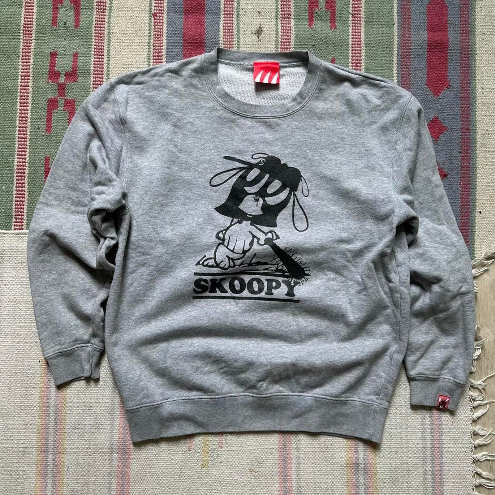Japanese Brand × Skoloct × Vintage Rare 2010s Skoloct Skoopy Snoopy Crewneck Sweatshirt Size US L / EU 52-54 / 3 - 1 Thumbnail