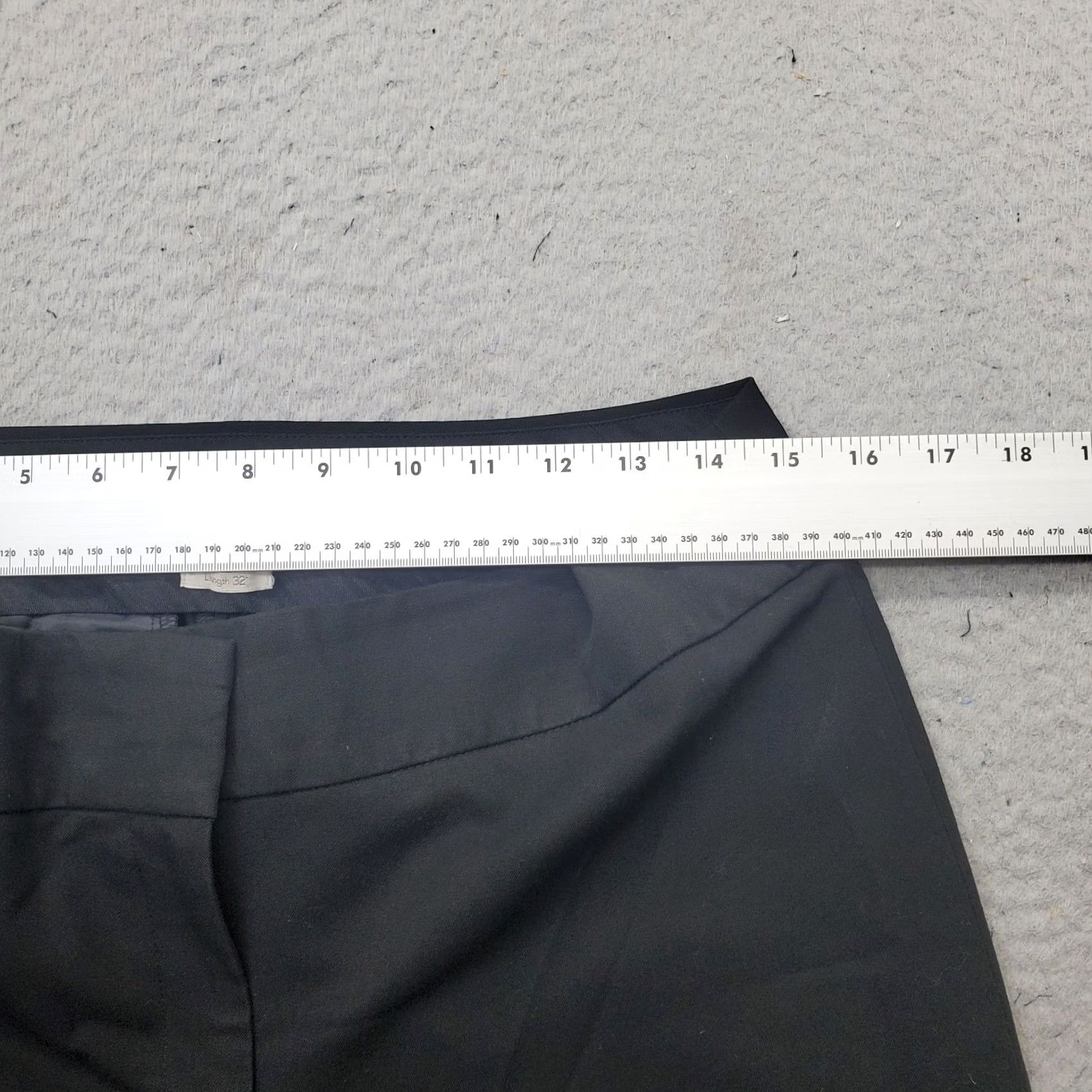 Loft Loft Julie Dress Pants Womens Size 8 Black Flared Leg Hook & Eye Length 32 in Size 30" / US 8 / IT 44 - 6 Thumbnail