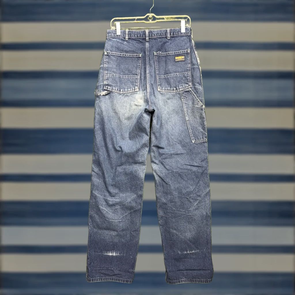 Vintage Vintage OshKosh B'gosh Jeans Mens 31x34 Denim 5-Pocket Cut Carpenter Dark USA Grunge Hipster Style Shirt? Size US 31 - 1 Thumbnail