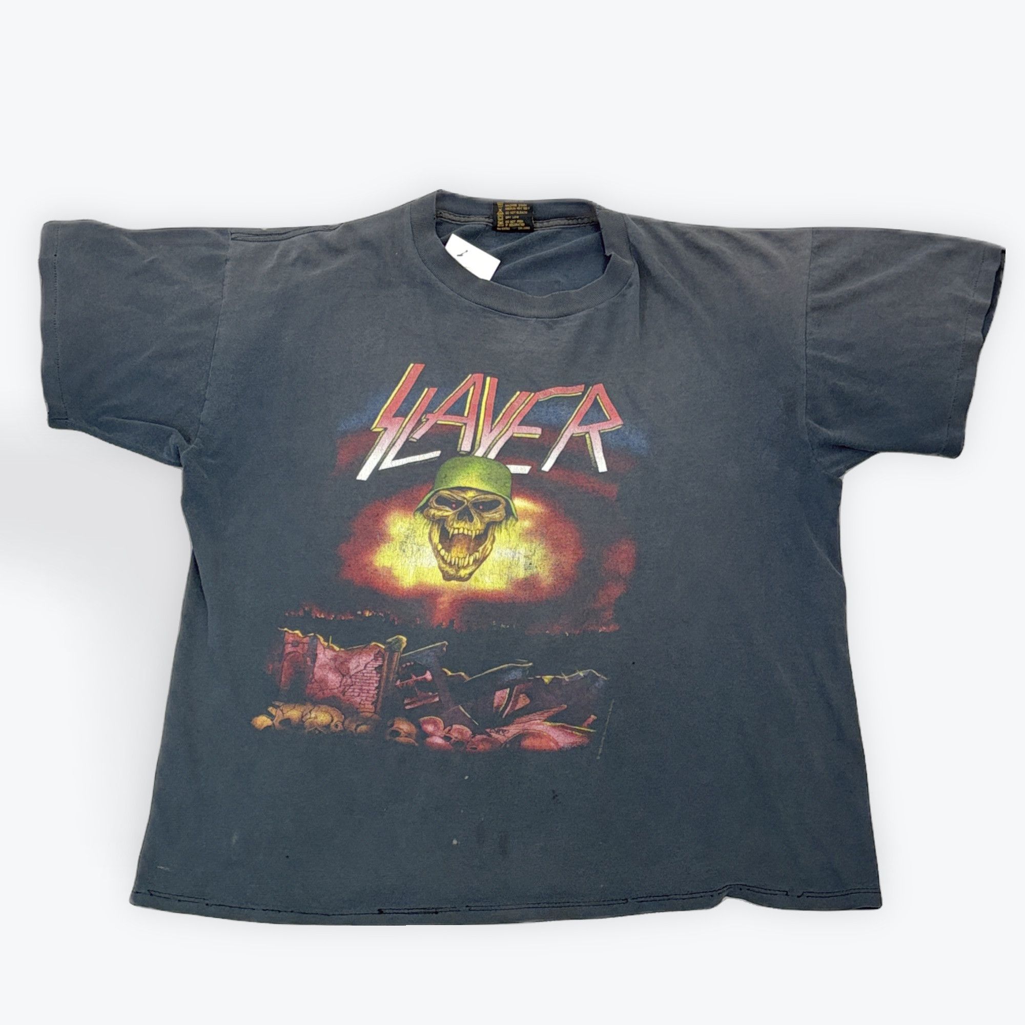 Brockum XL - Vintage Slayer Black Brockum Band T Size US XL / EU 56 / 4 - 4 Thumbnail