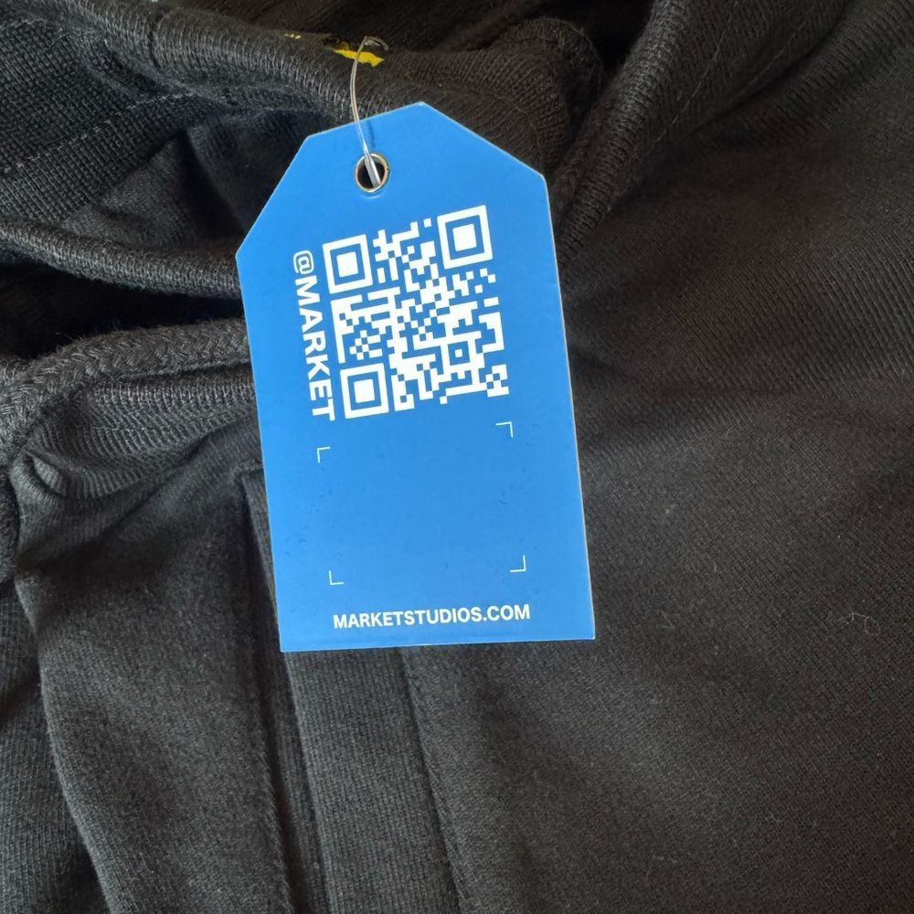 Market Market Beware of Humans Joggers – Medium – Black/Green Size US 36 / EU 52 - 6 Thumbnail