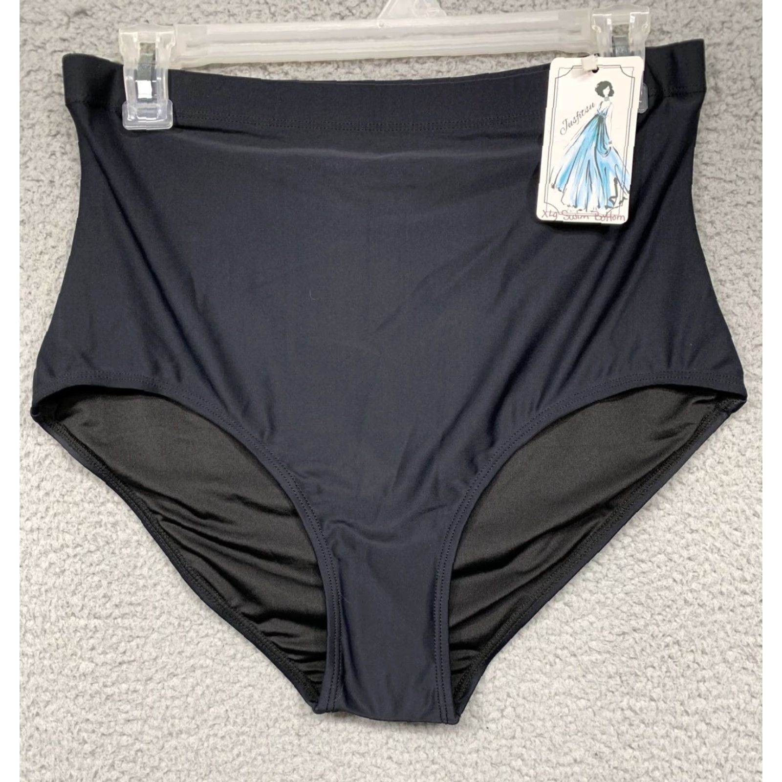 Vintage Kona Sol Swimsuit Zebra Print Top Solid Black Bottoms 16W XL Women Two Piece Sizing Sz 16W XL Product? Size XXL / US 16-18 / IT 52-54 - 3 Thumbnail