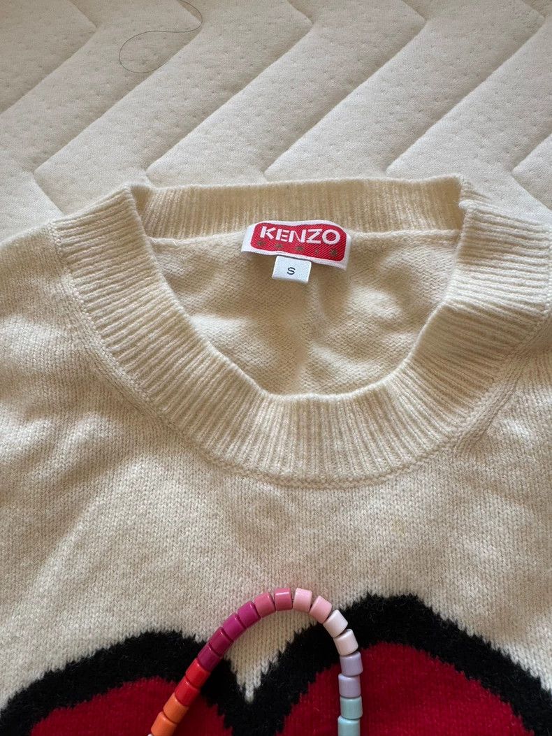 Kenzo KENZO All wool crabapple sweater Size S / US 4 / IT 40 - 4 Thumbnail