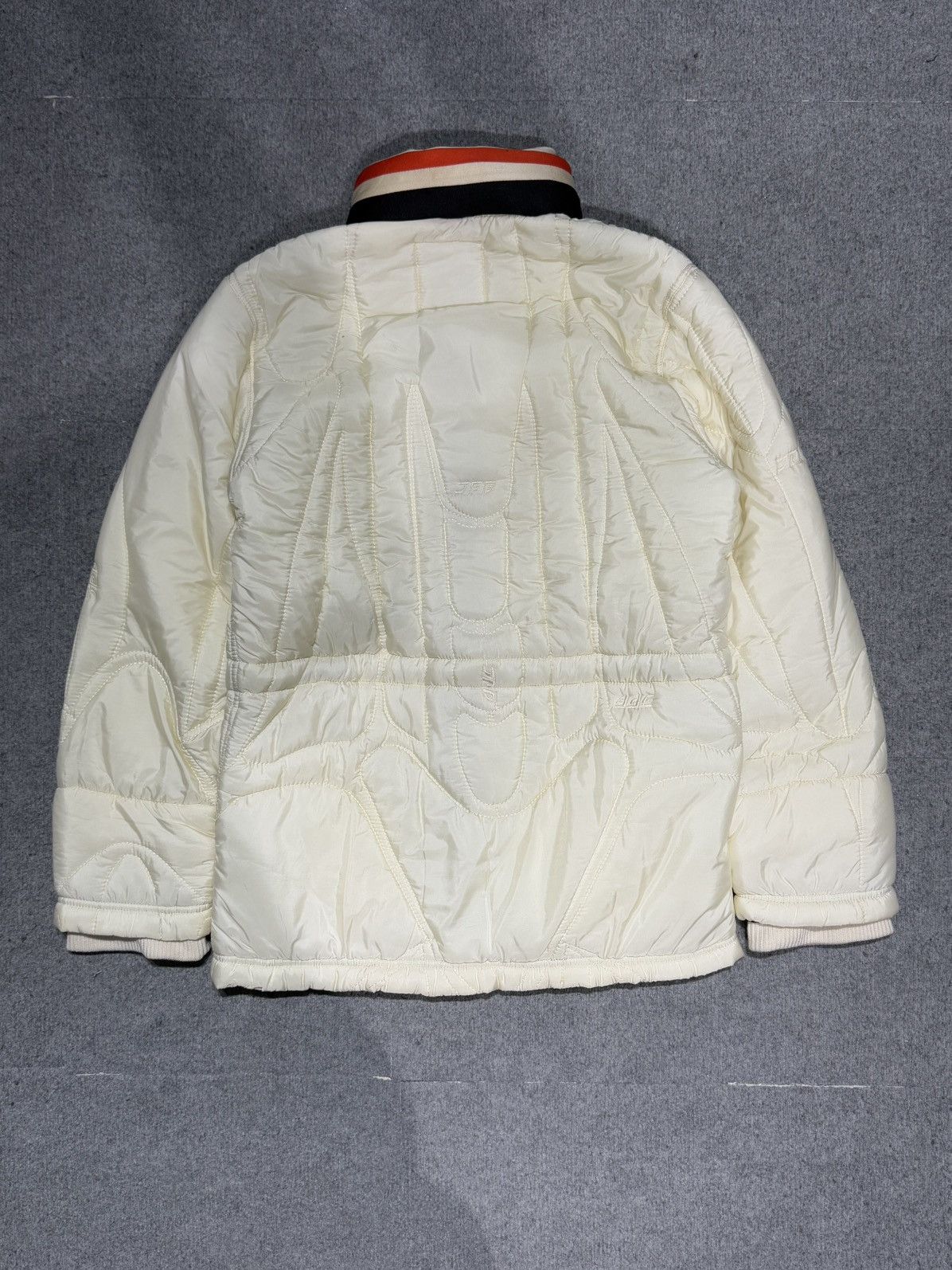 Jean Paul Gaultier × Vintage Jean Paul Gaultier 90s Vintage Ivory Quilted Hooded Jacket Size US S / EU 44-46 / 1 - 2 Thumbnail