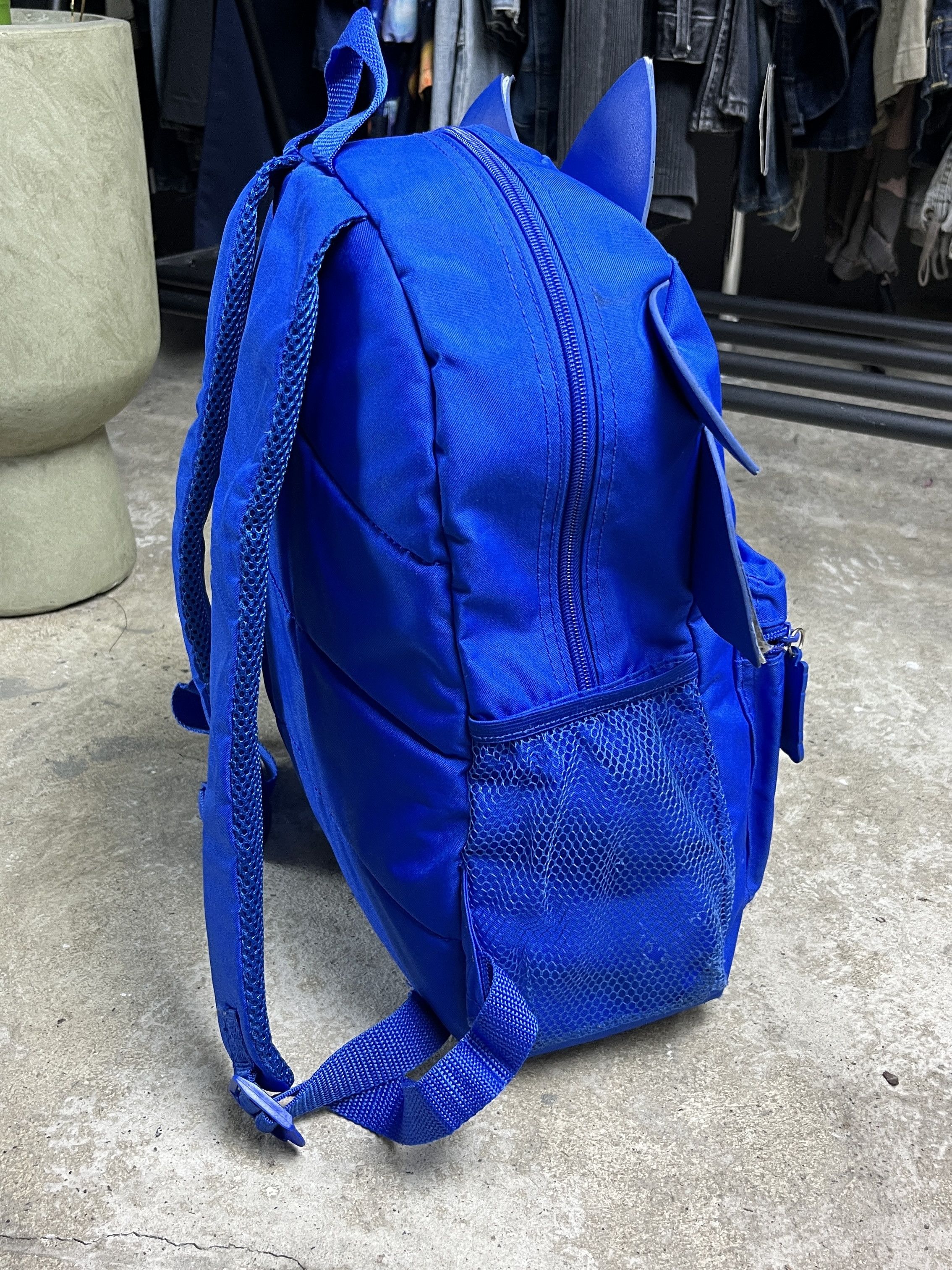 Vintage 2000s SONIC THE HEDGEHOG FACE BACKPACK - № 6204 Size ONE SIZE - 6 Thumbnail