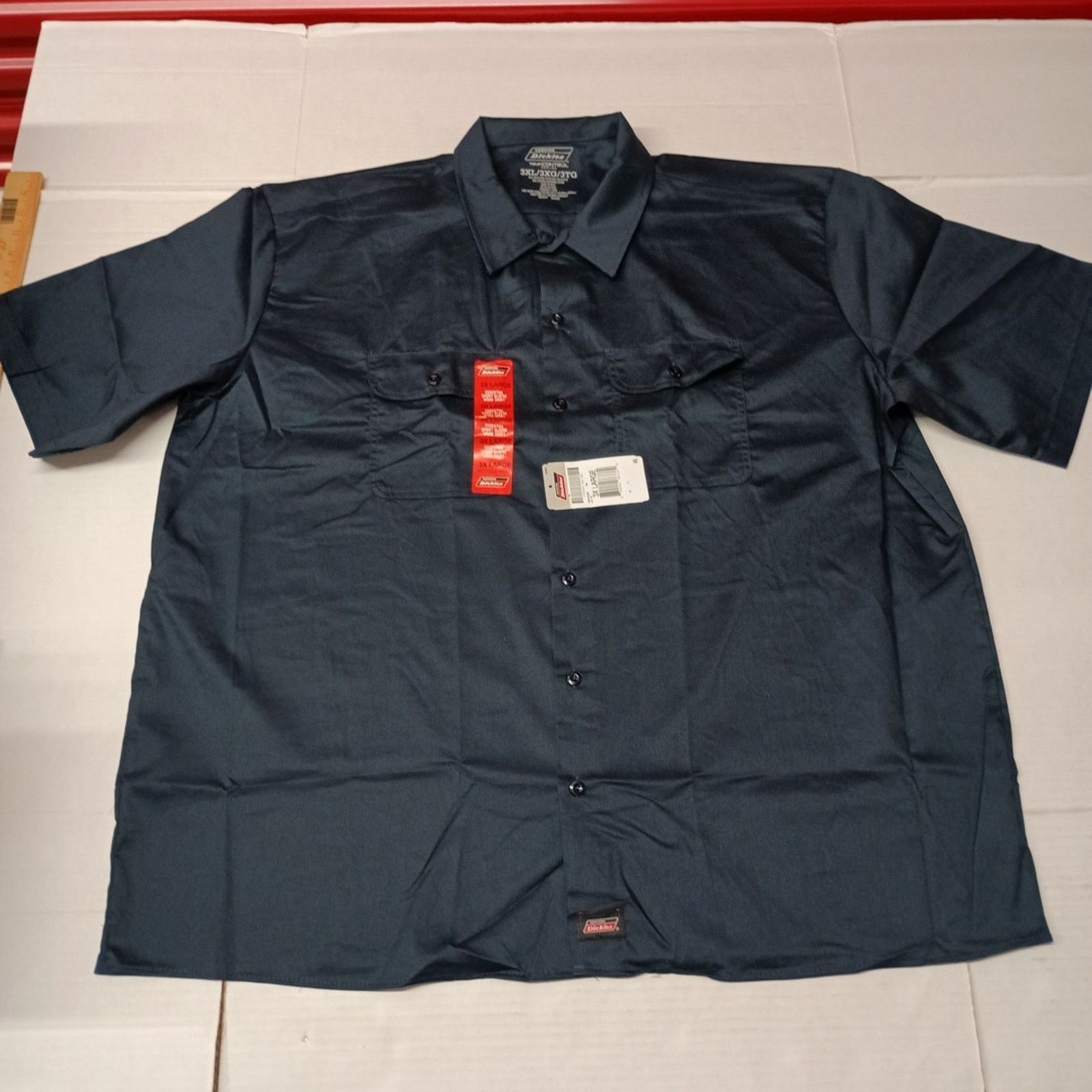 Dickies Dickies Essential Work Shirt Mens Size 3XL Blue Temp Control Size US XXL / EU 58 / 5 - 1 Thumbnail