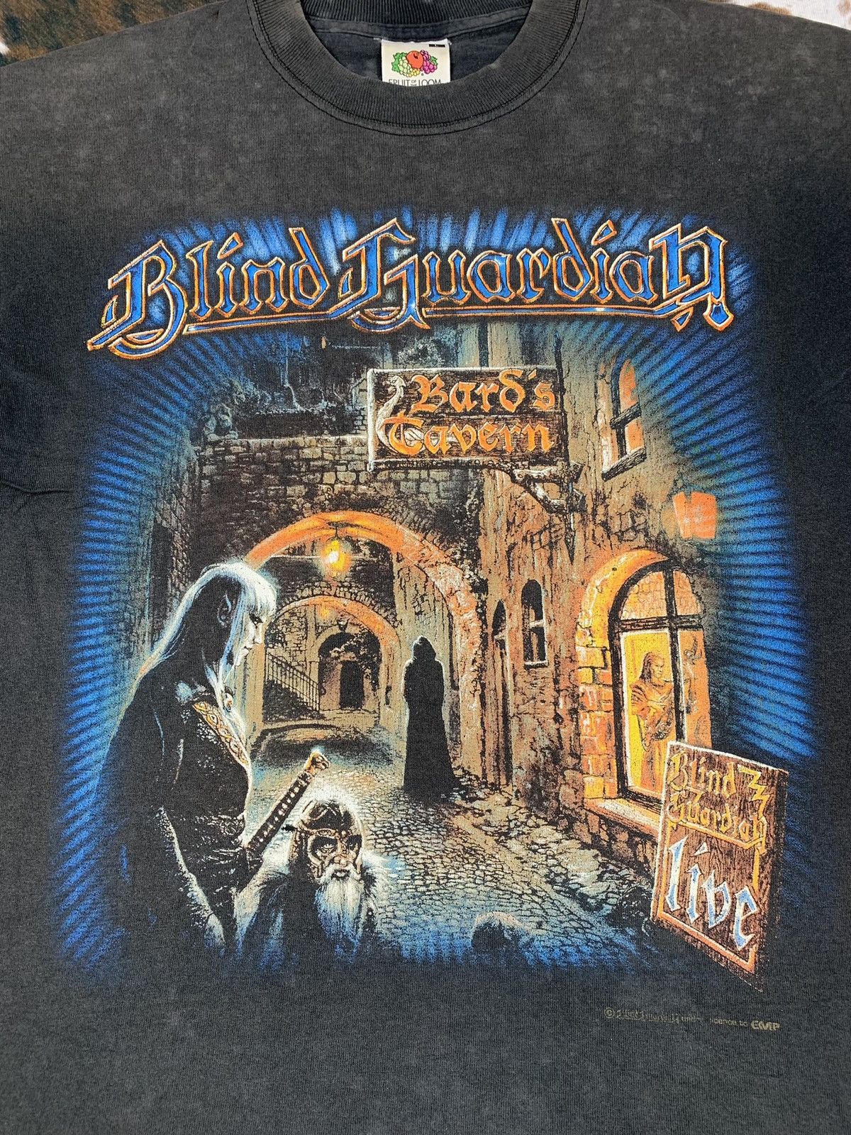 Band Tees × Vintage Vintage 2003 Blind Guardian All Over Print T Shirt Tee 00s Size US L / EU 52-54 / 3 - 6 Thumbnail