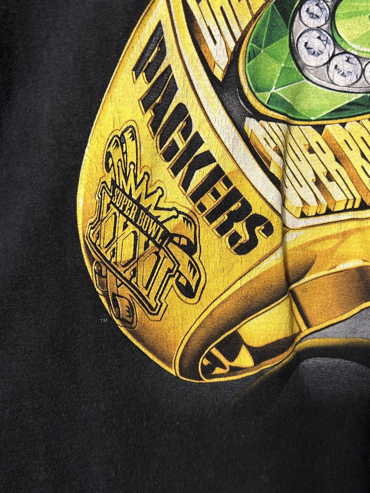Pro Player 1997 Green Bay Packers Super Bowl XXXI Champions Ring Tee XL Size US XL / EU 56 / 4 - 4 Thumbnail