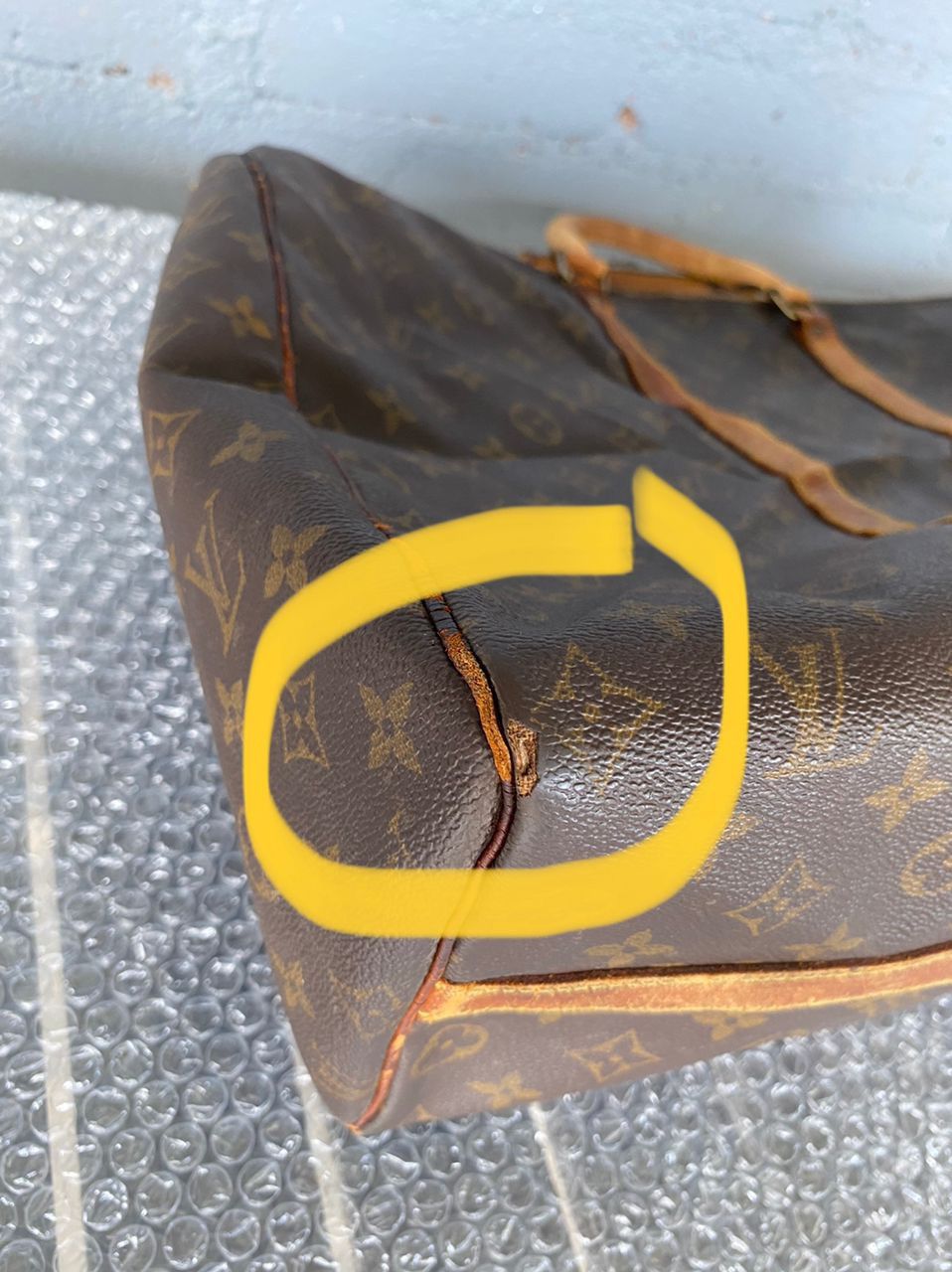 Louis Vuitton Authentic Vintage Louis Vuitton Keepall 45 Travel Size ONE SIZE - 9 Thumbnail