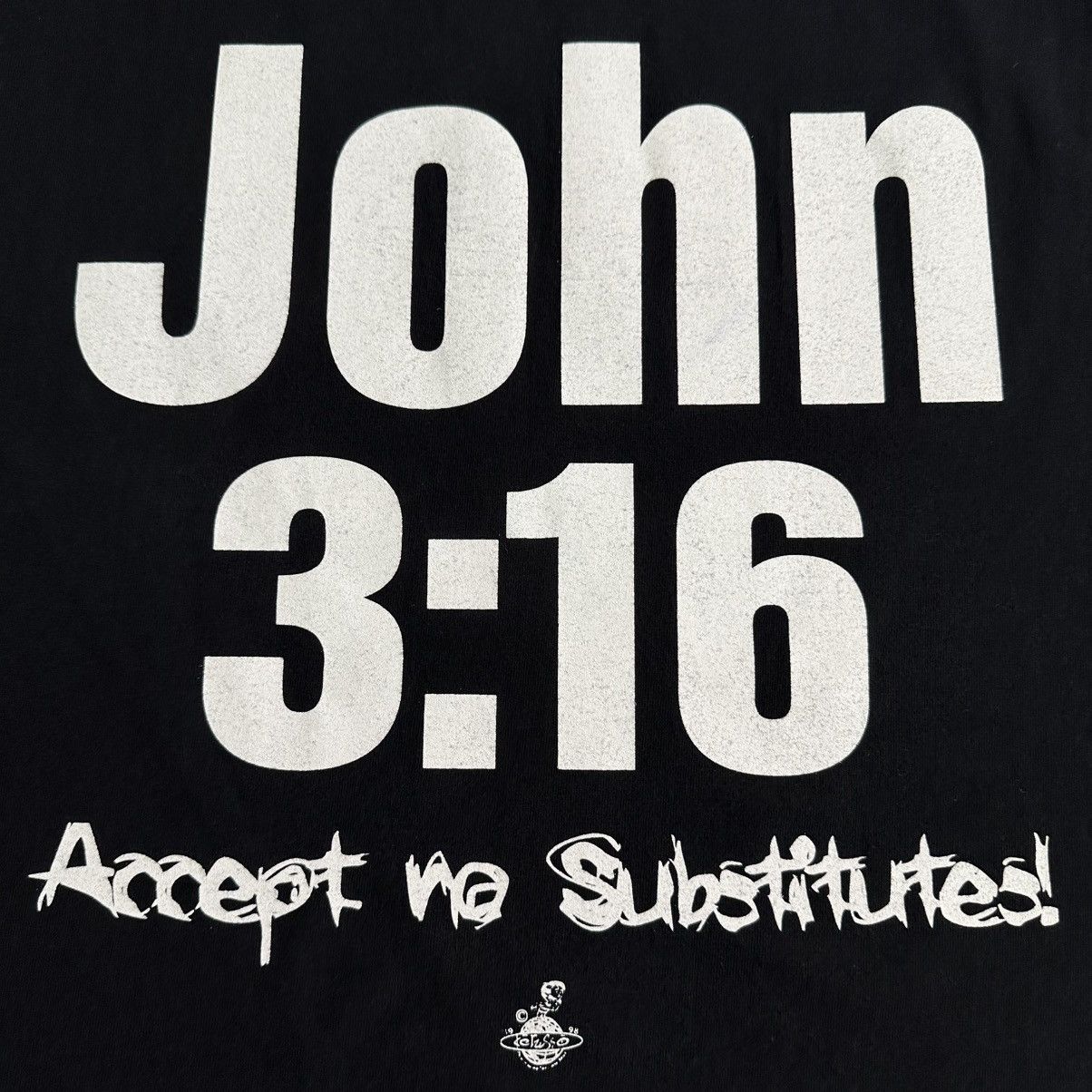 Vintage × WWF 1998 Kerusso John 3:16 Stone Cold Steve Austin Parody Tshirt Size US L / EU 52-54 / 3 - 4 Thumbnail