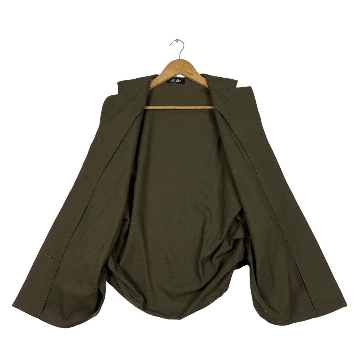Jean Paul Gaultier × Vintage 💥80s JPG OLIVE BUTTON BAGGY STYLE Size US M / EU 48-50 / 2 - 11 Thumbnail