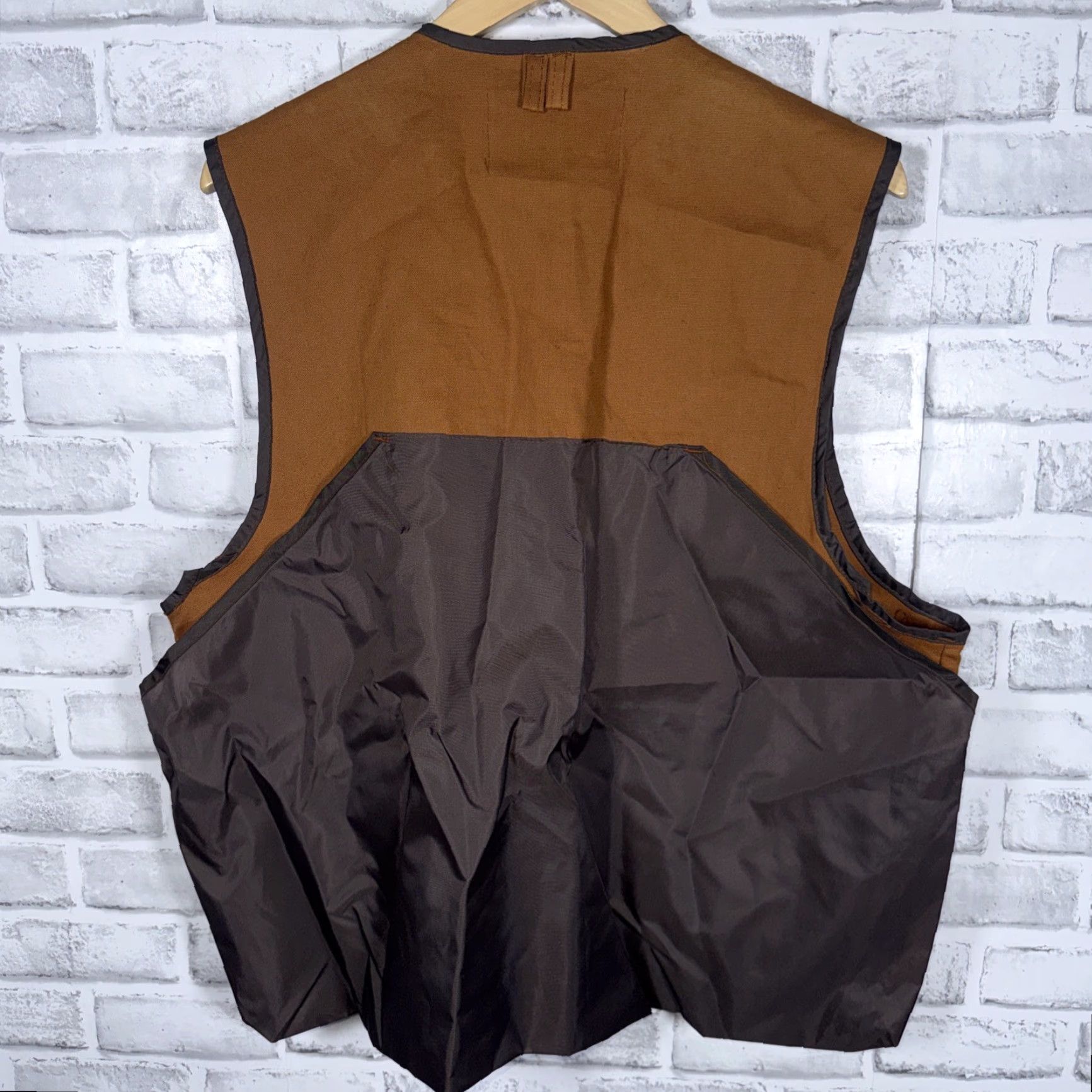 Vintage VTG Duck Bay Brown Button Up Vest Mens Size L Cotton Military Jacket Style Size US L / EU 52-54 / 3 - 4 Thumbnail