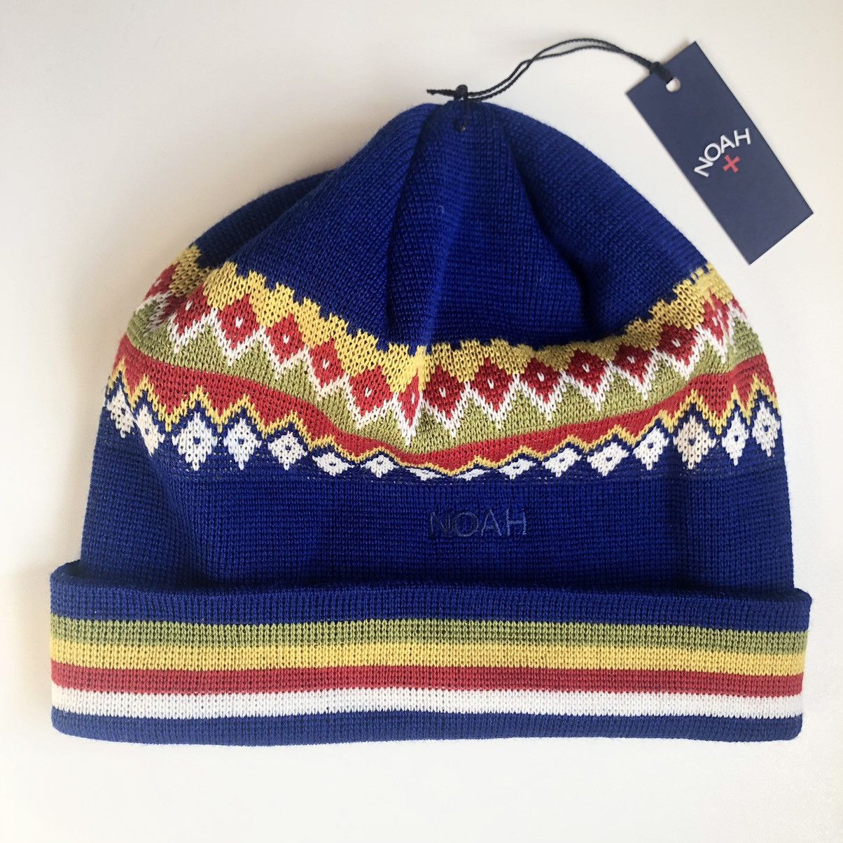 NOAH fair isle wool beanie ボンボンニット帽 22aw メンズ | faby 