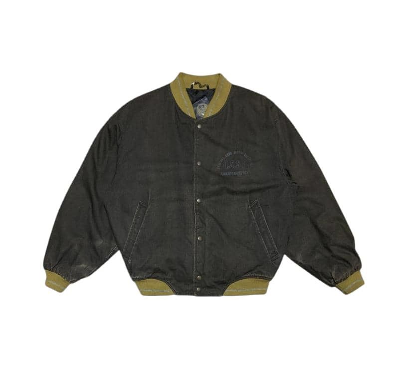 Vintage Trashed Vintage 80s Sons Sport For American Varsity Jacket Size US M / EU 48-50 / 2 - 1 Thumbnail
