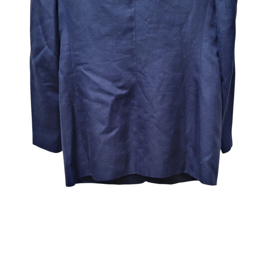 Talbots Talbots Italian Fabric 2-Button Navy Viscose Linen Blend Bla Size XL / US 12-14 / IT 48-50 - 7 Thumbnail