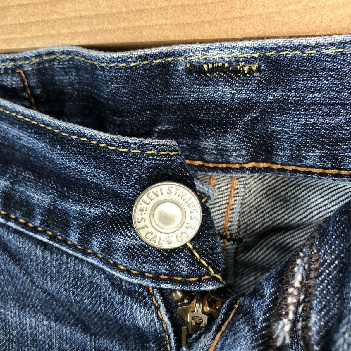 Levi's Levis Blue Denim Pants #7569 Size US 32 / EU 48 - 11 Thumbnail
