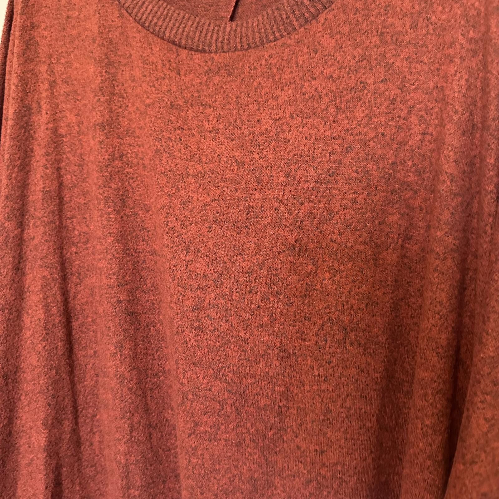 Designer JODIFL Women's Oversized Rust Sweater Size L / US 10 / IT 46 - 2 Thumbnail