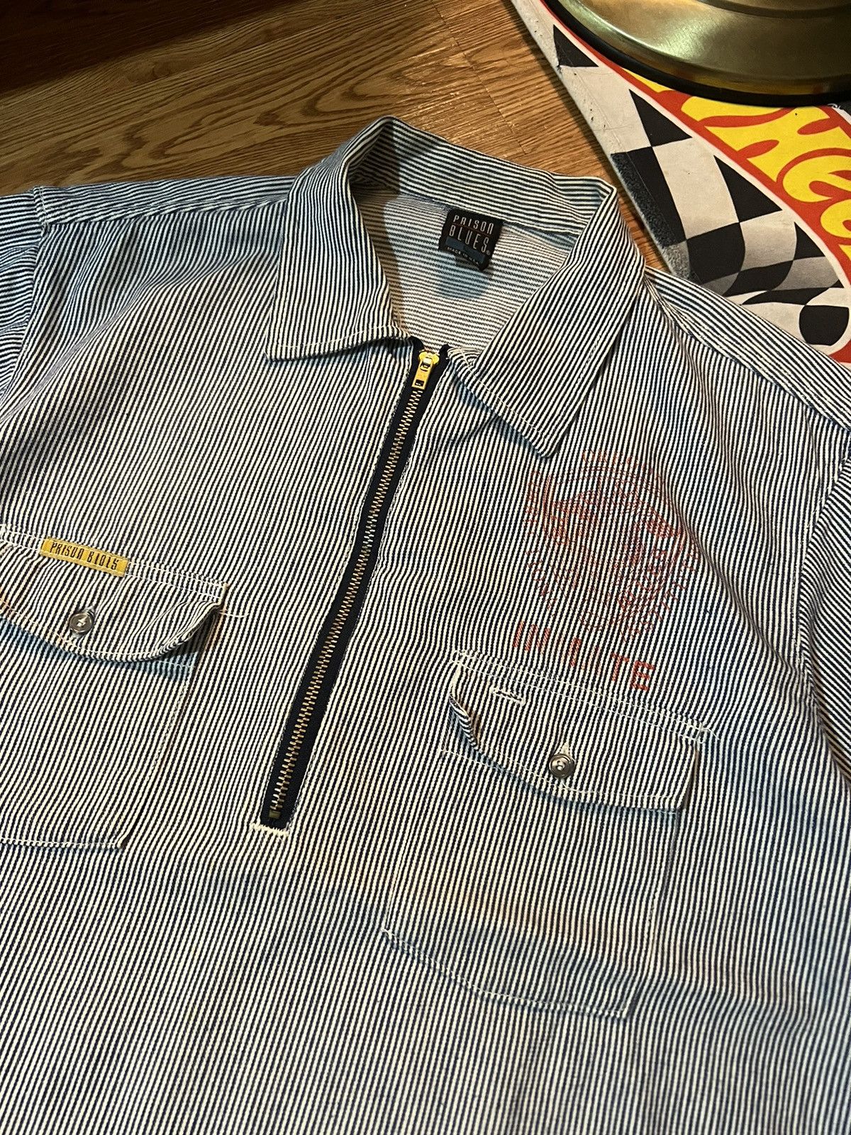 Vintage VTG PRISON BLUES Size US L / EU 52-54 / 3 - 6 Thumbnail
