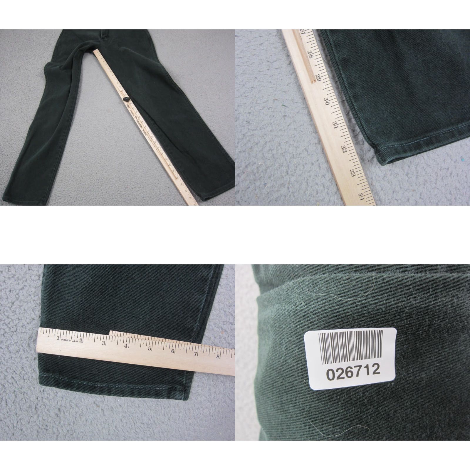 Wrangler Vintage Wrangler Jeans Womens 13/14 L34 Green Straight Retro Western Jeans Size 36" / US 14 / IT 50 - 9 Thumbnail