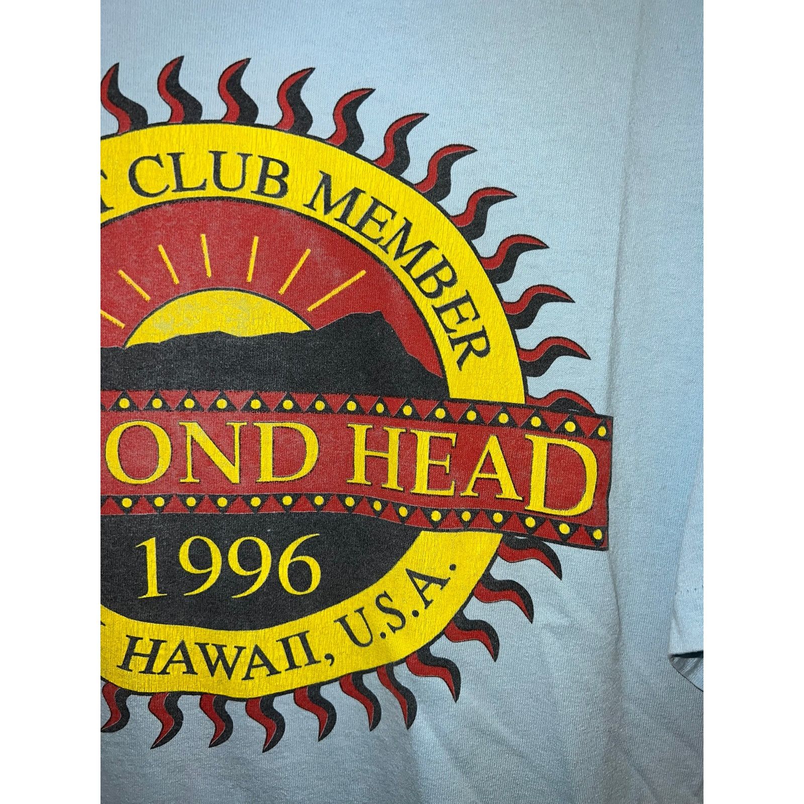 Anvil Vintage Hawaii Shirt Summit Club Diamond Head Oahu Tee 90s Size US L / EU 52-54 / 3 - 4 Thumbnail