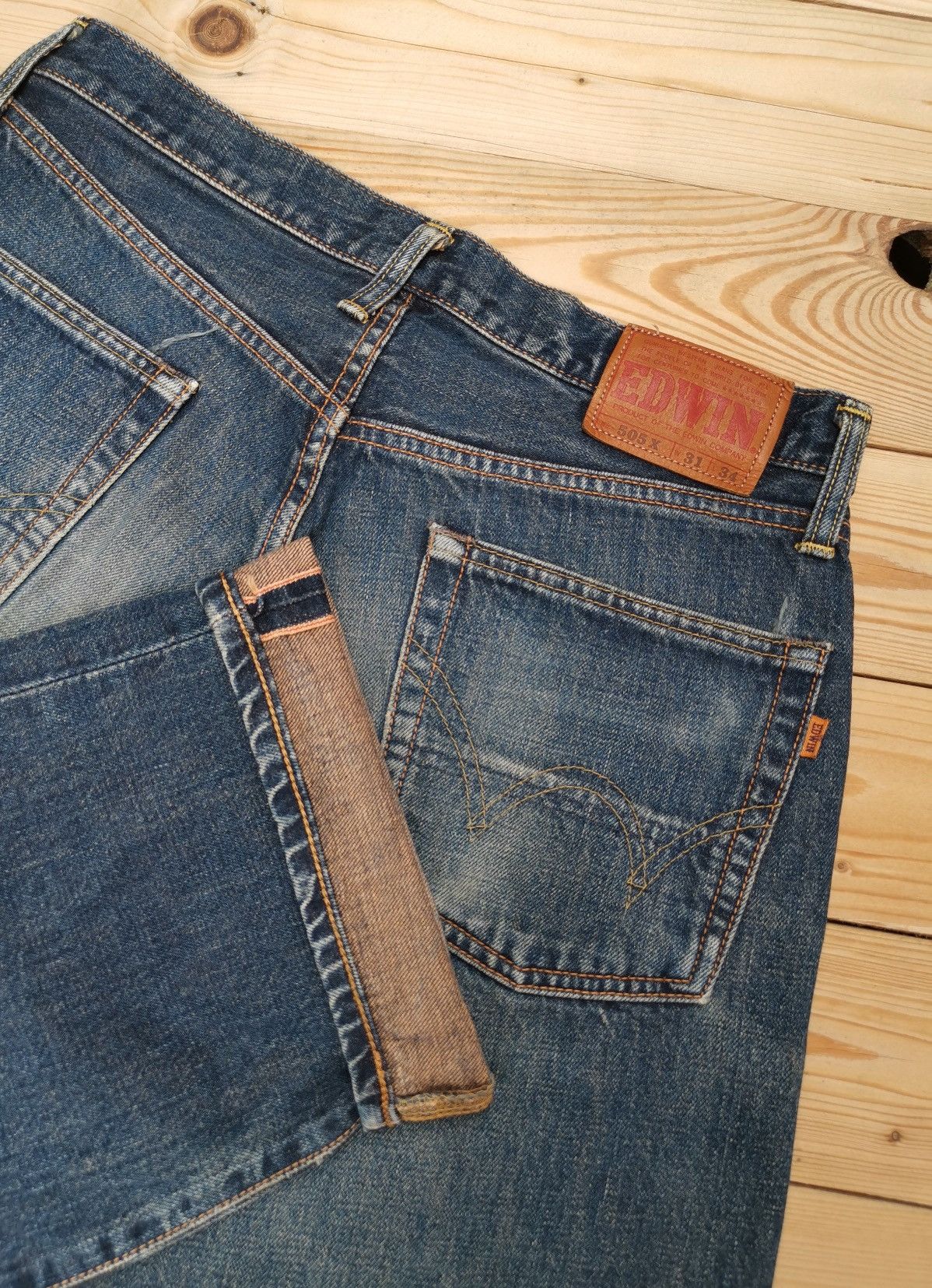 Edwin MUDWASH EDWIN LOT 505X SELVEDGE JEANS Size US 30 / EU 46 - 2 Thumbnail