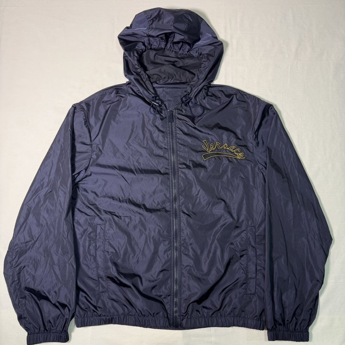Versace Versace Nylon Hooded Jacket Size US M / EU 48-50 / 2 - 2 Thumbnail