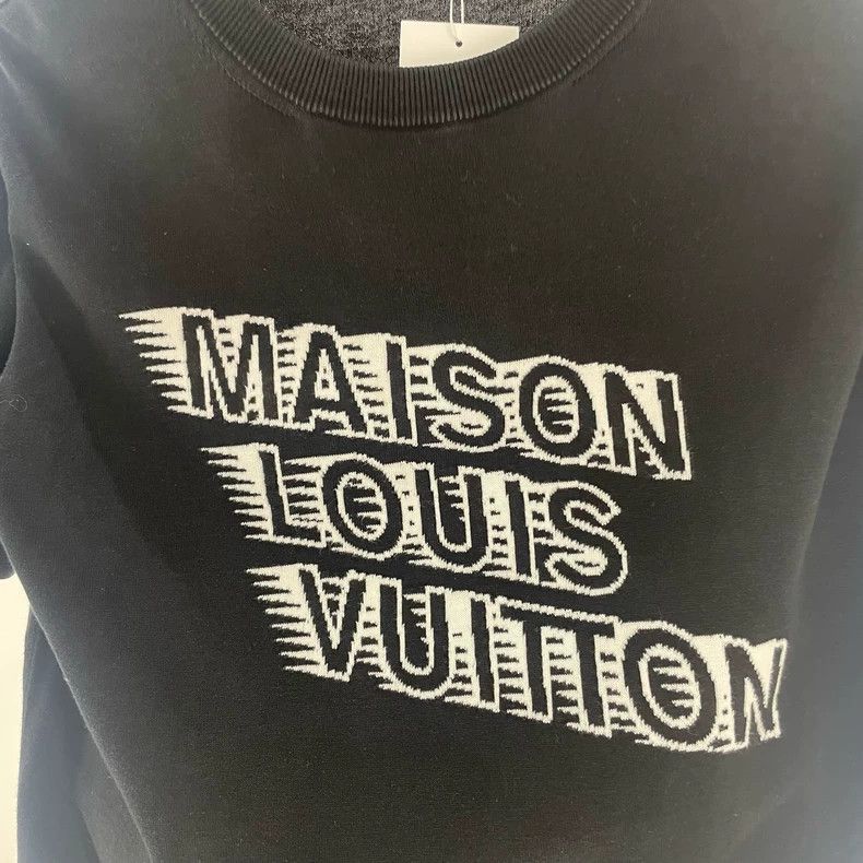 Louis Vuitton Louis Vuitton Letter Knit Short Sleeve Size US XL / EU 56 / 4 - 1 Thumbnail