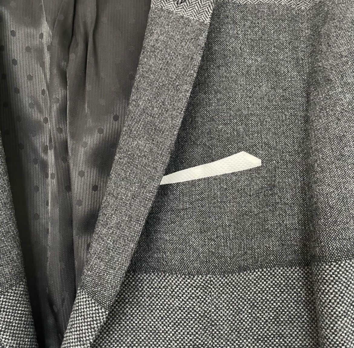 Selected Homme SELECTED Mens Gray Wool Blazer Size 46L - 3 Thumbnail