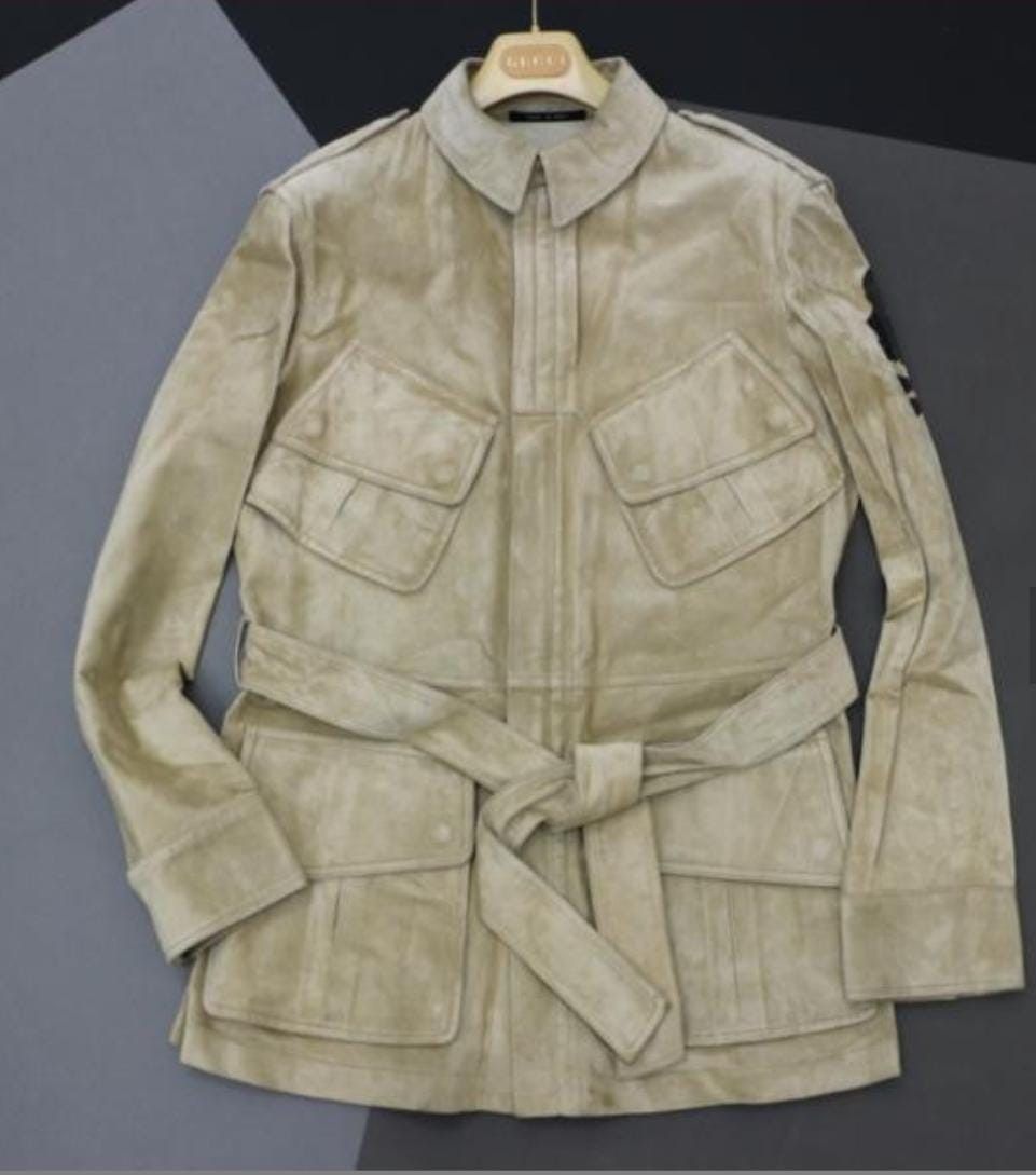 Gucci Gucci super rare suede leather jacket Size US M / EU 48-50 / 2 - 1 Thumbnail