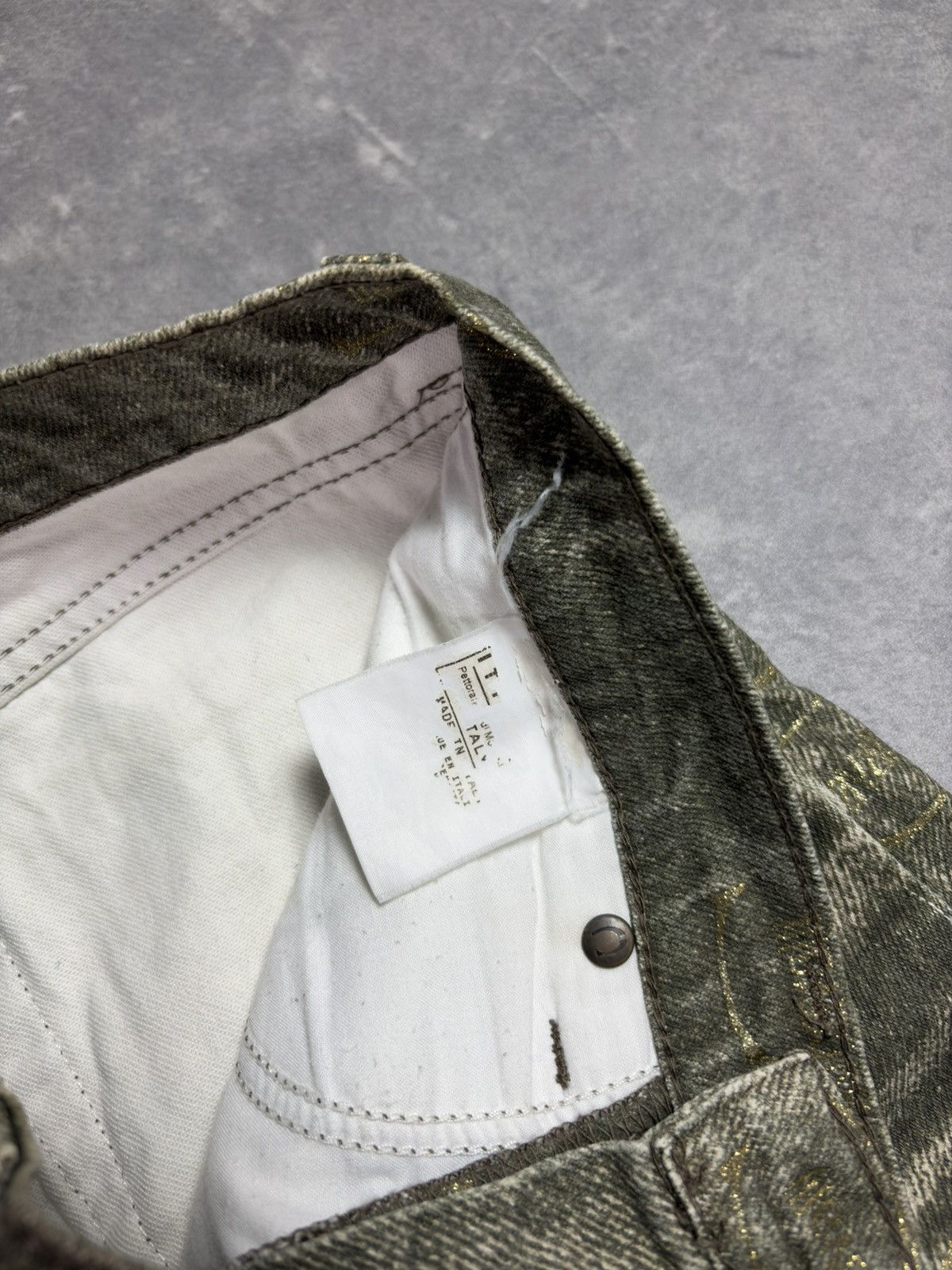 Just Cavalli 00s Just Cavalli Propaganda Multilogo Monogram Flared Jeans Size US 28 / EU 44 - 8 Thumbnail