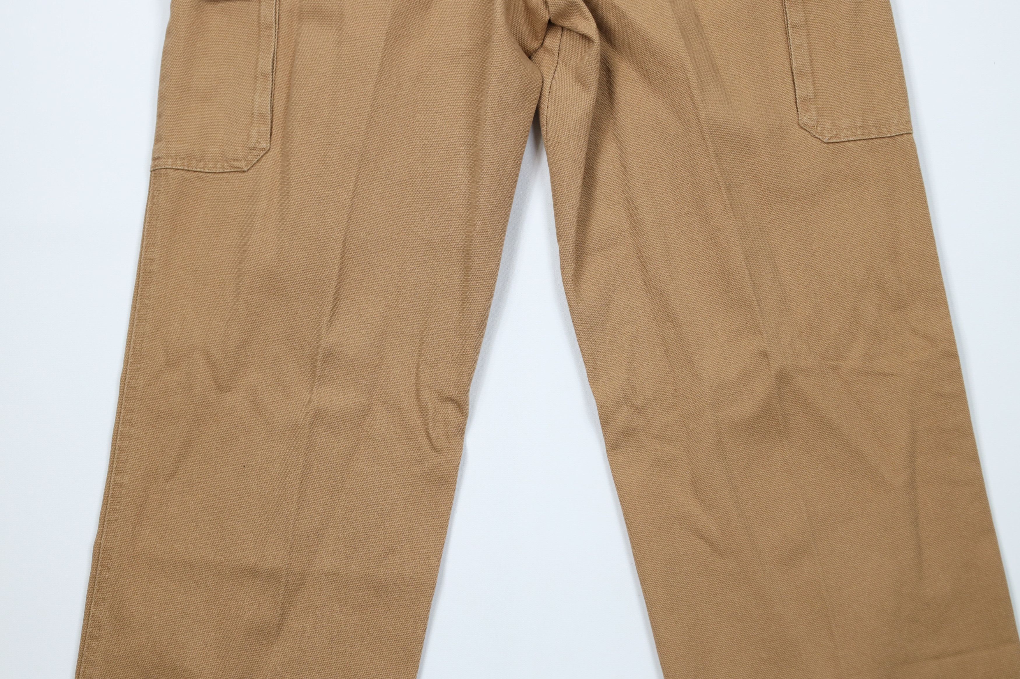 Cabelas Deadstock Vintage Cabelas Wide Leg Cargo Pants Brown Cotton Size US 34 / EU 50 - 10 Thumbnail