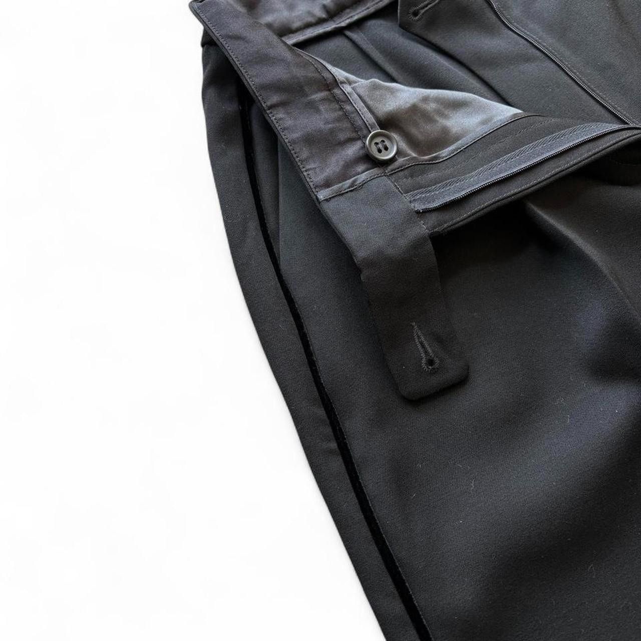 Giorgio Armani Giorgio Armani Classico SS03 Black Evening Trousers IT 38 Size 25" / US 0 / IT 36 - 11 Thumbnail