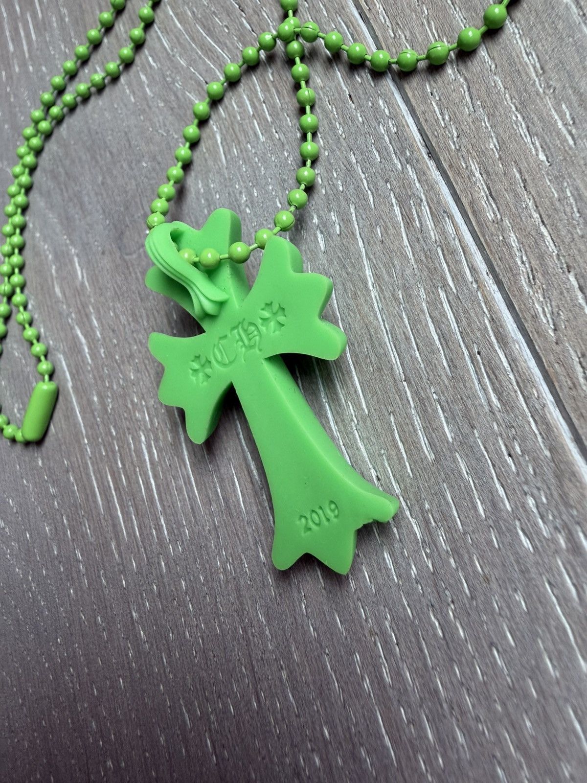Chrome Hearts Chrome Hearts Silichrome Cross Necklace Size ONE SIZE - 6 Thumbnail