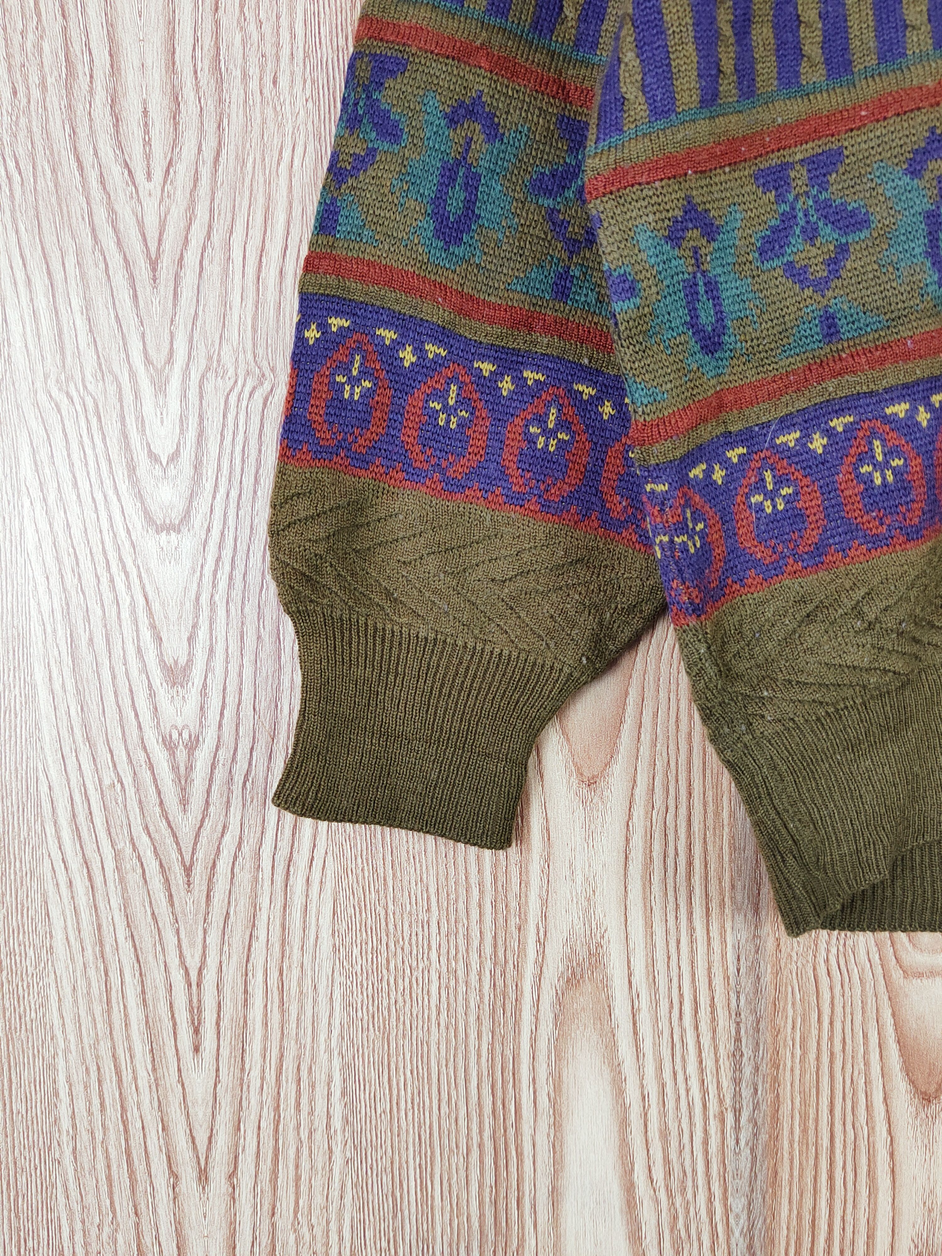Homespun Knitwear Charlook Olive Knitwear Sweatshirts #W558 Size US M / EU 48-50 / 2 - 4 Thumbnail